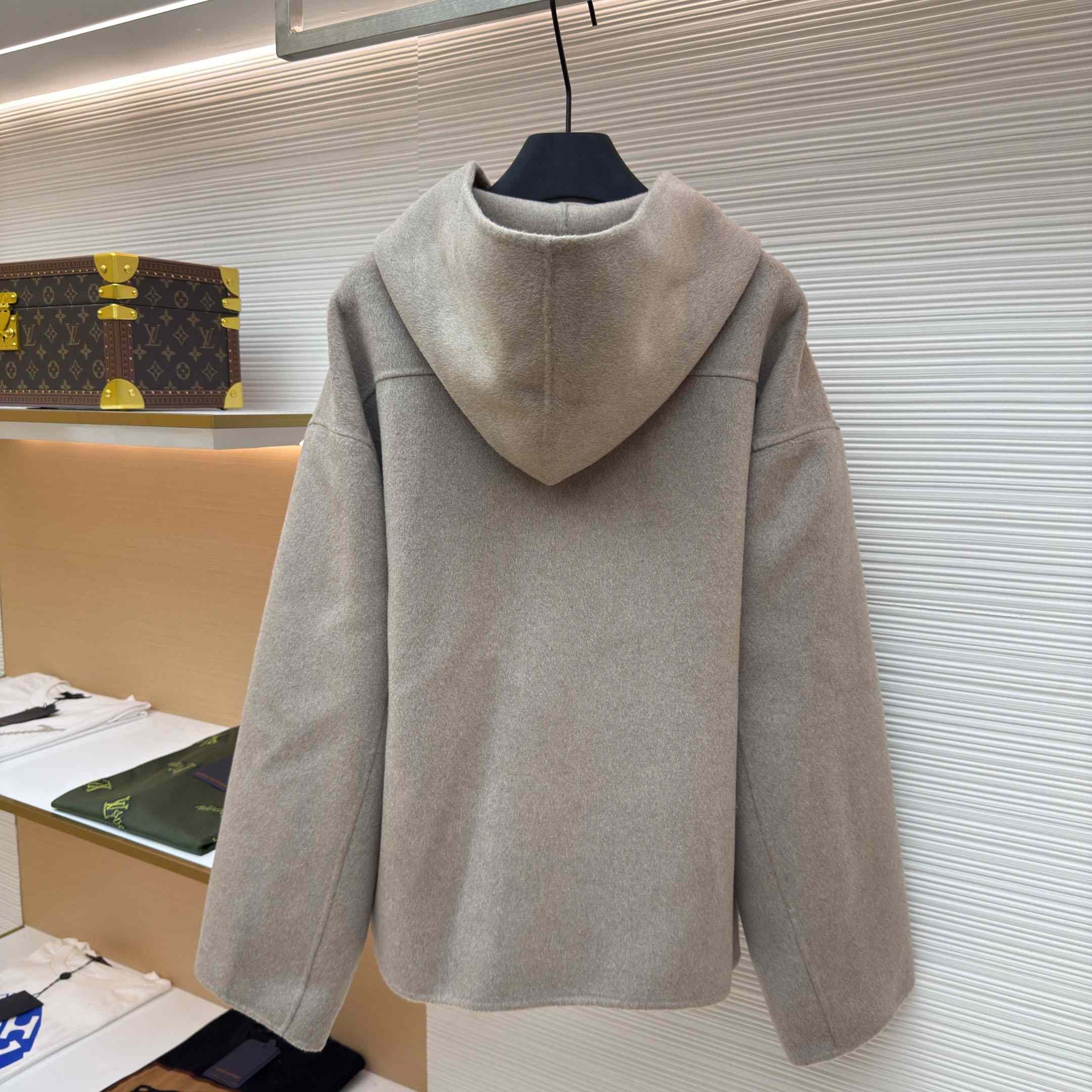 Acne Studios Cashmere Jacket With Hood - DopestKickz