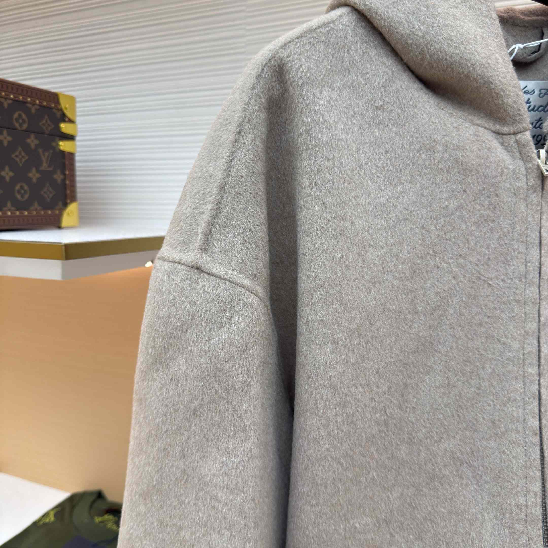 Acne Studios Cashmere Jacket With Hood - DopestKickz