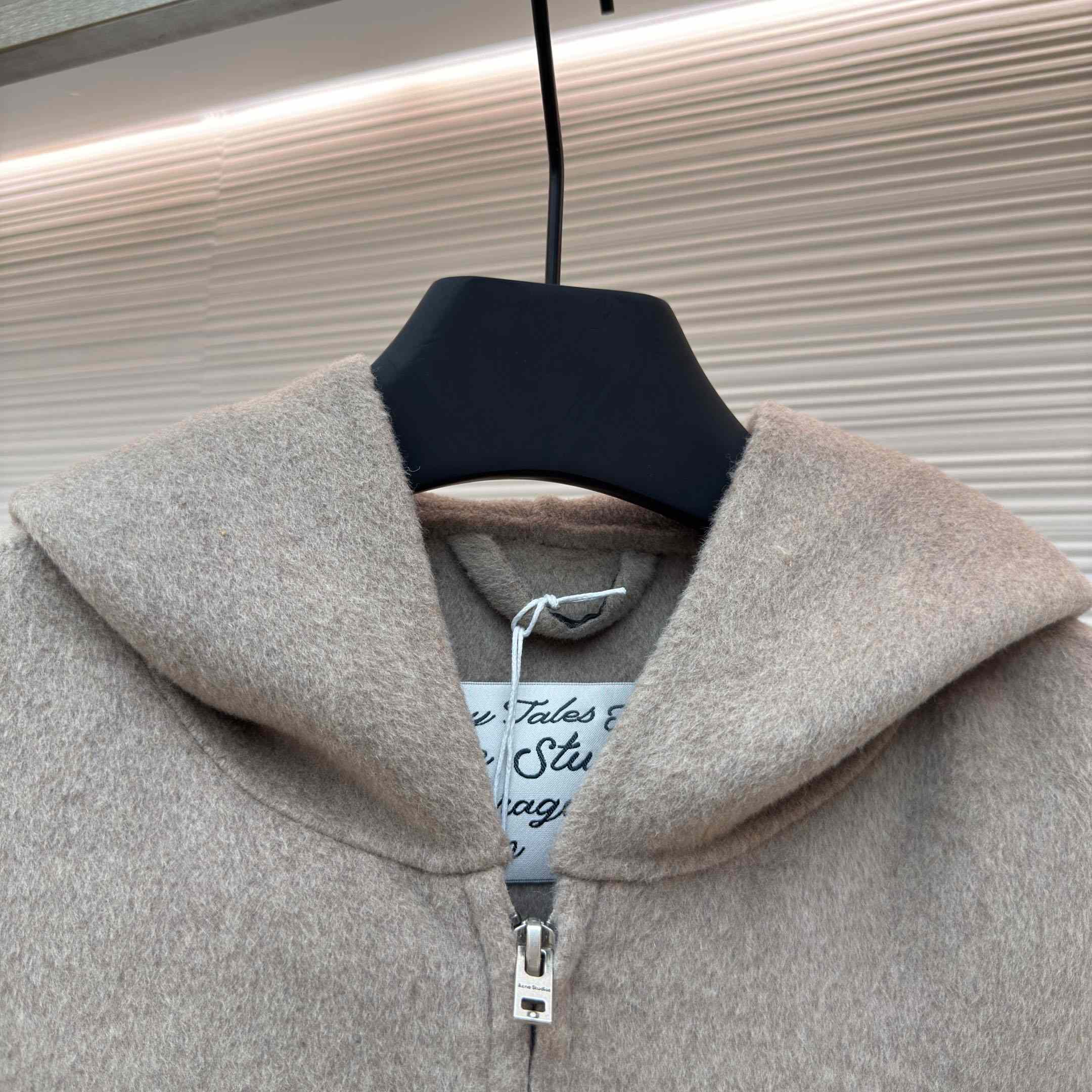 Acne Studios Cashmere Jacket With Hood - DopestKickz