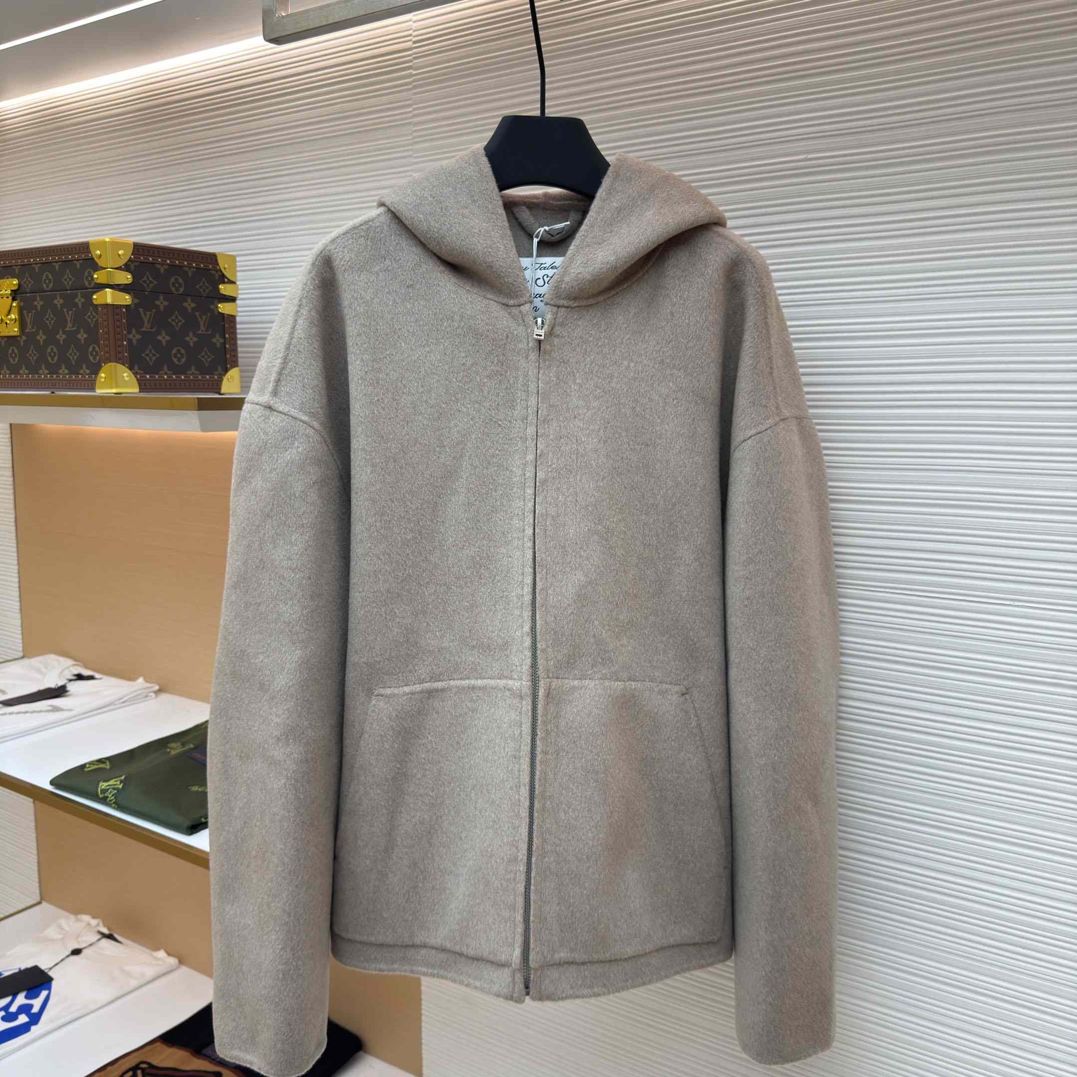 Acne Studios Cashmere Jacket With Hood - DopestKickz