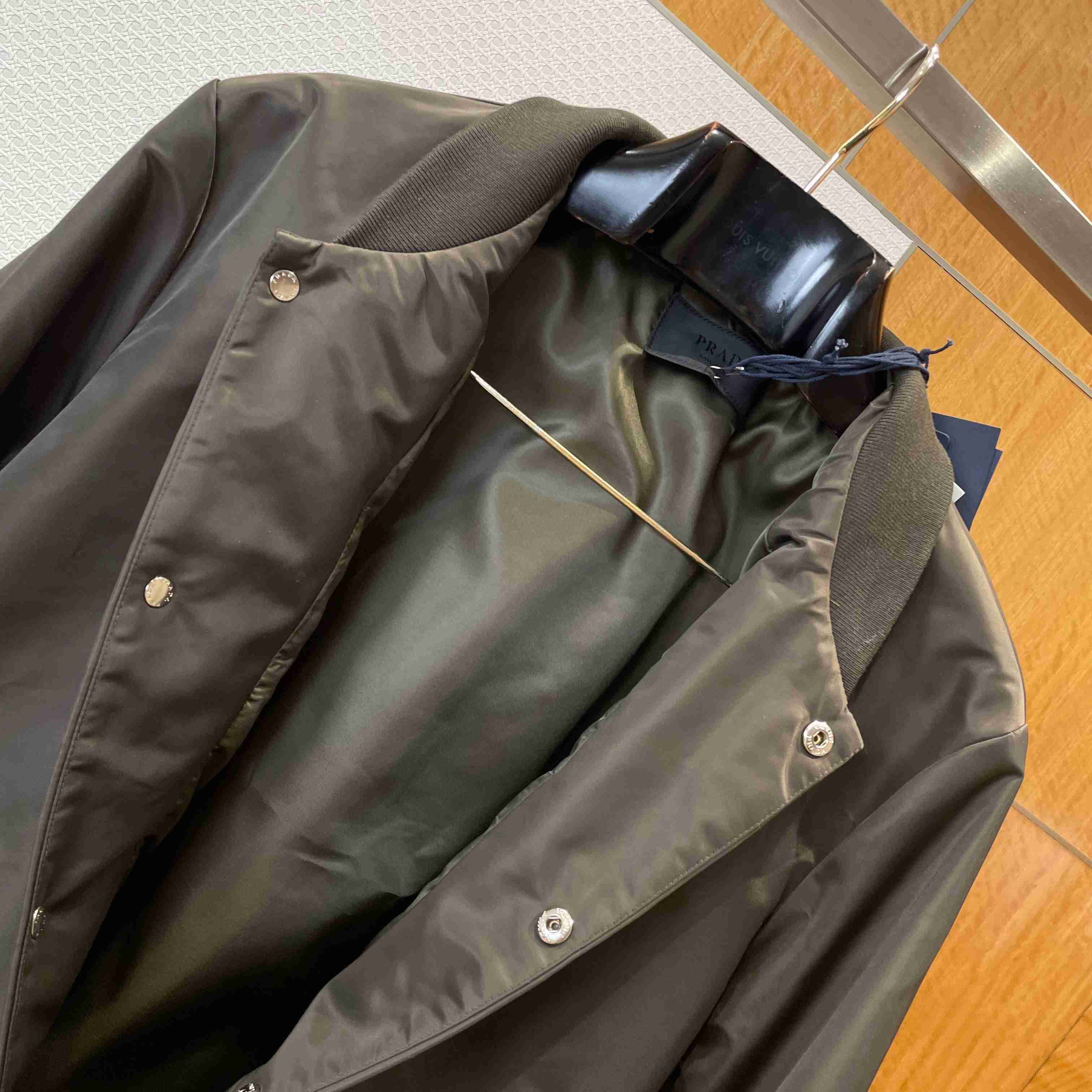 Prada Re-Nylon Bomber Jacket - DopestKickz