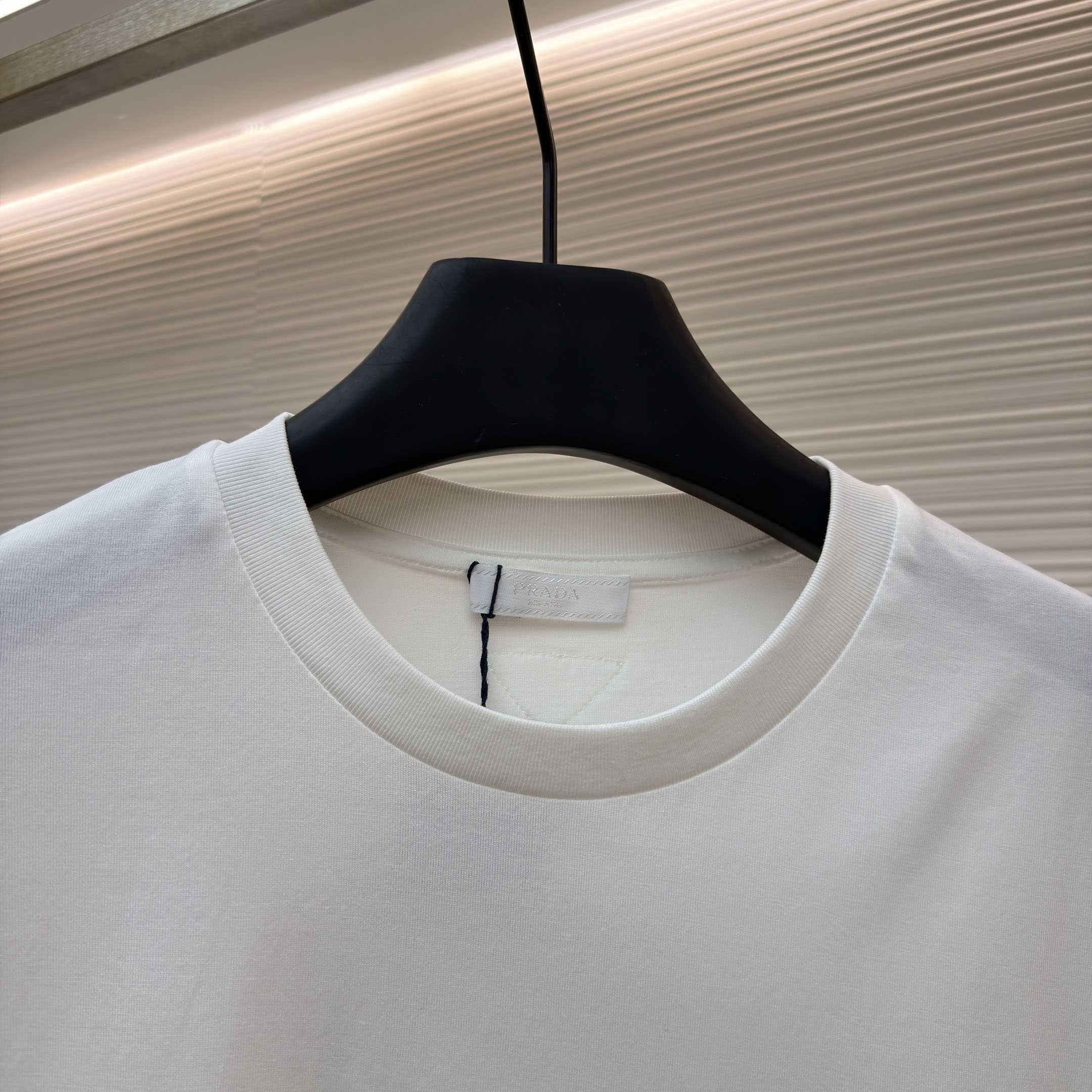 Prada Printed Cotton T-shirt - DopestKickz
