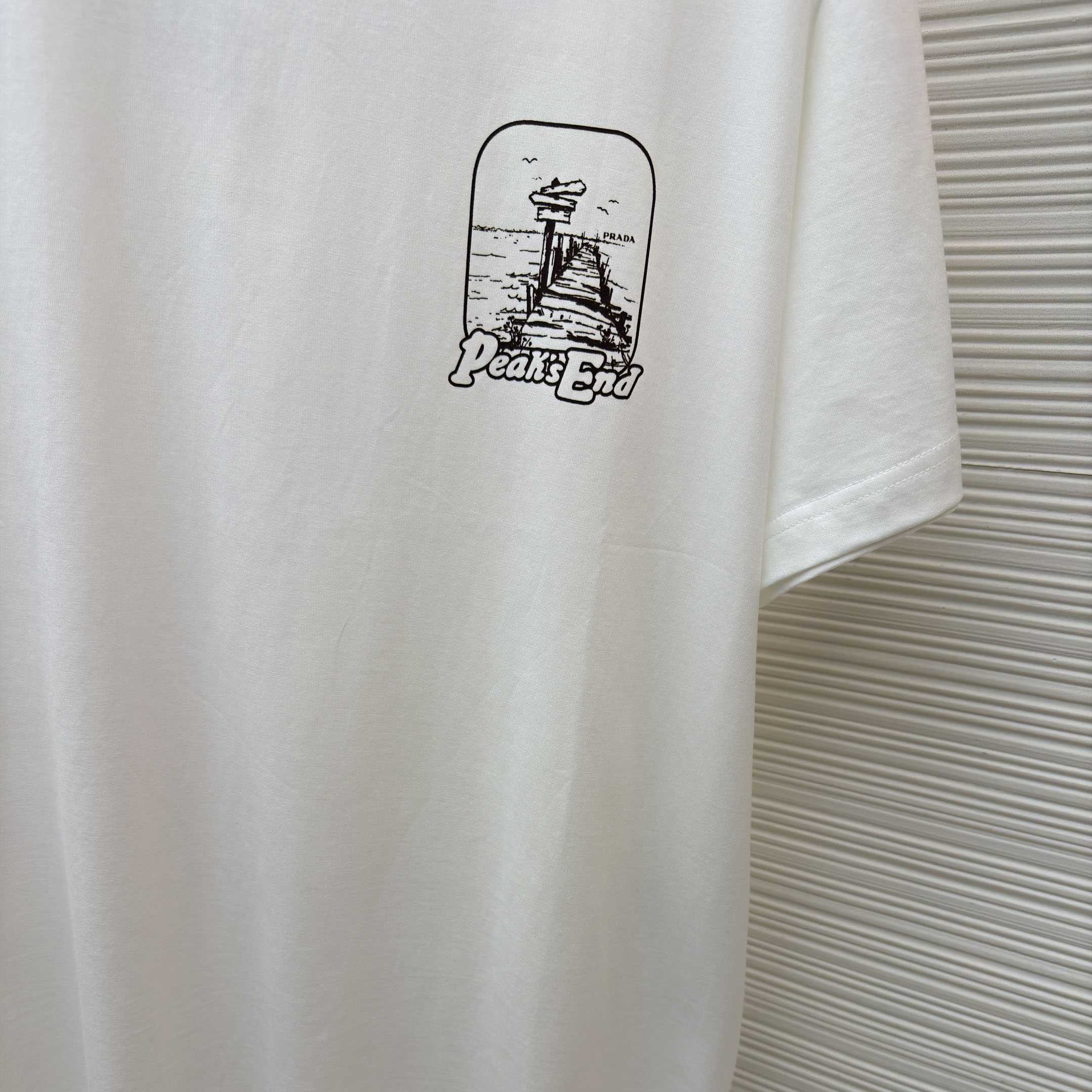 Prada Printed Cotton T-shirt - DopestKickz