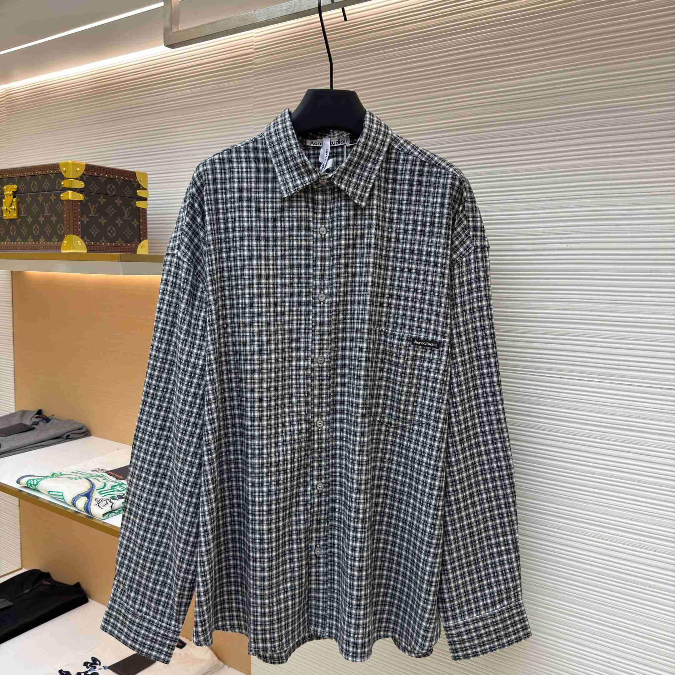 Acne Studios Flannel Button-up Shirt - DopestKickz