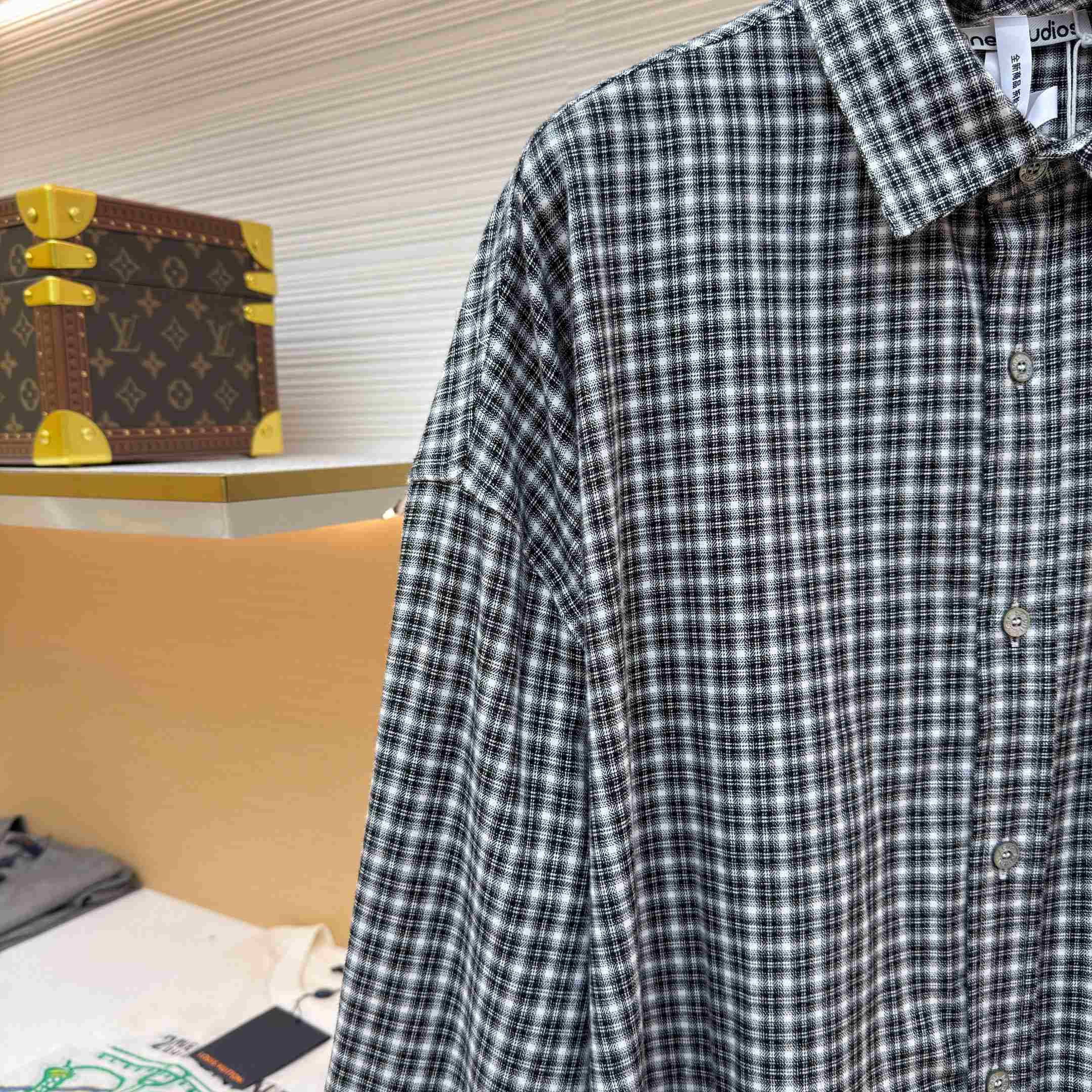 Acne Studios Flannel Button-up Shirt - DopestKickz