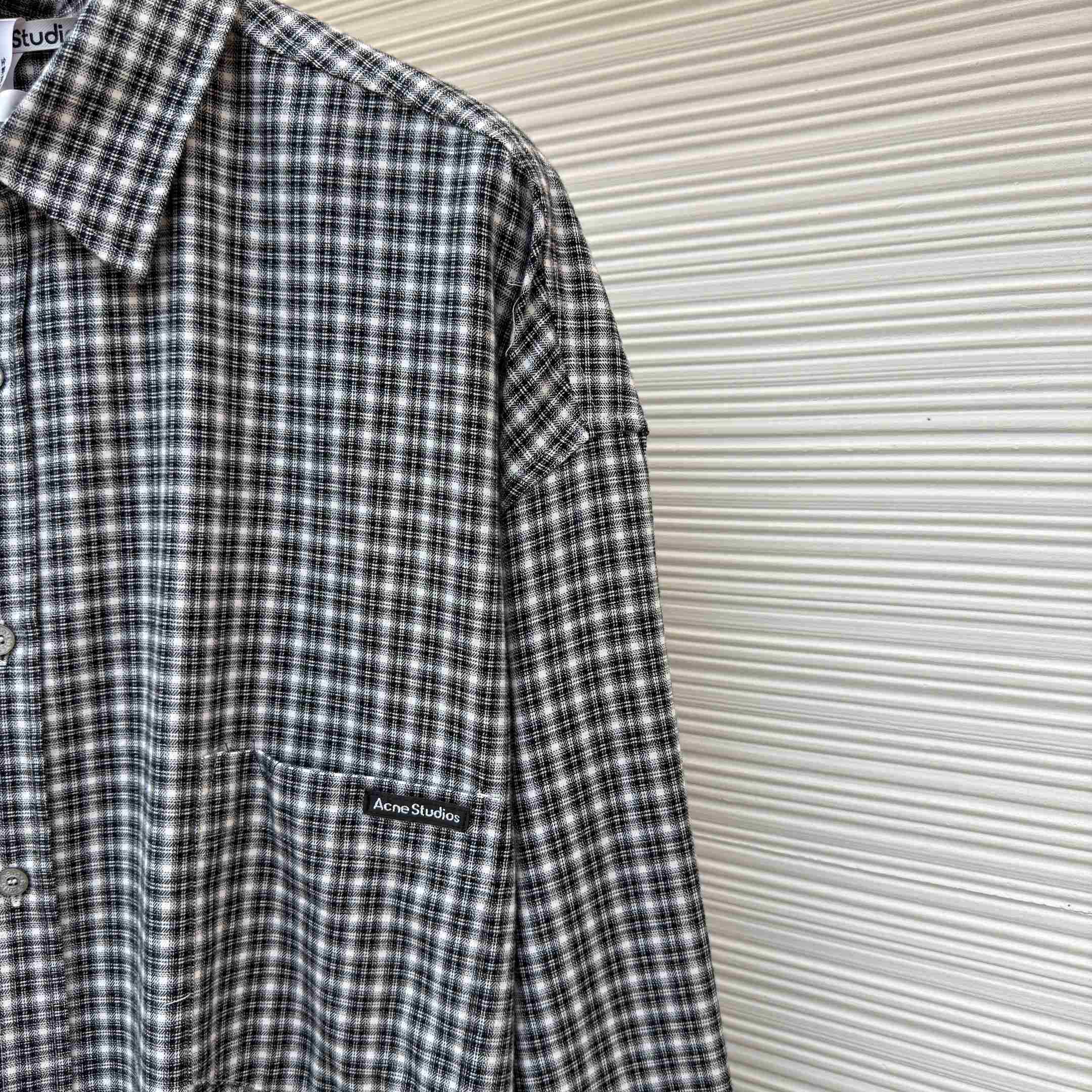 Acne Studios Flannel Button-up Shirt - DopestKickz