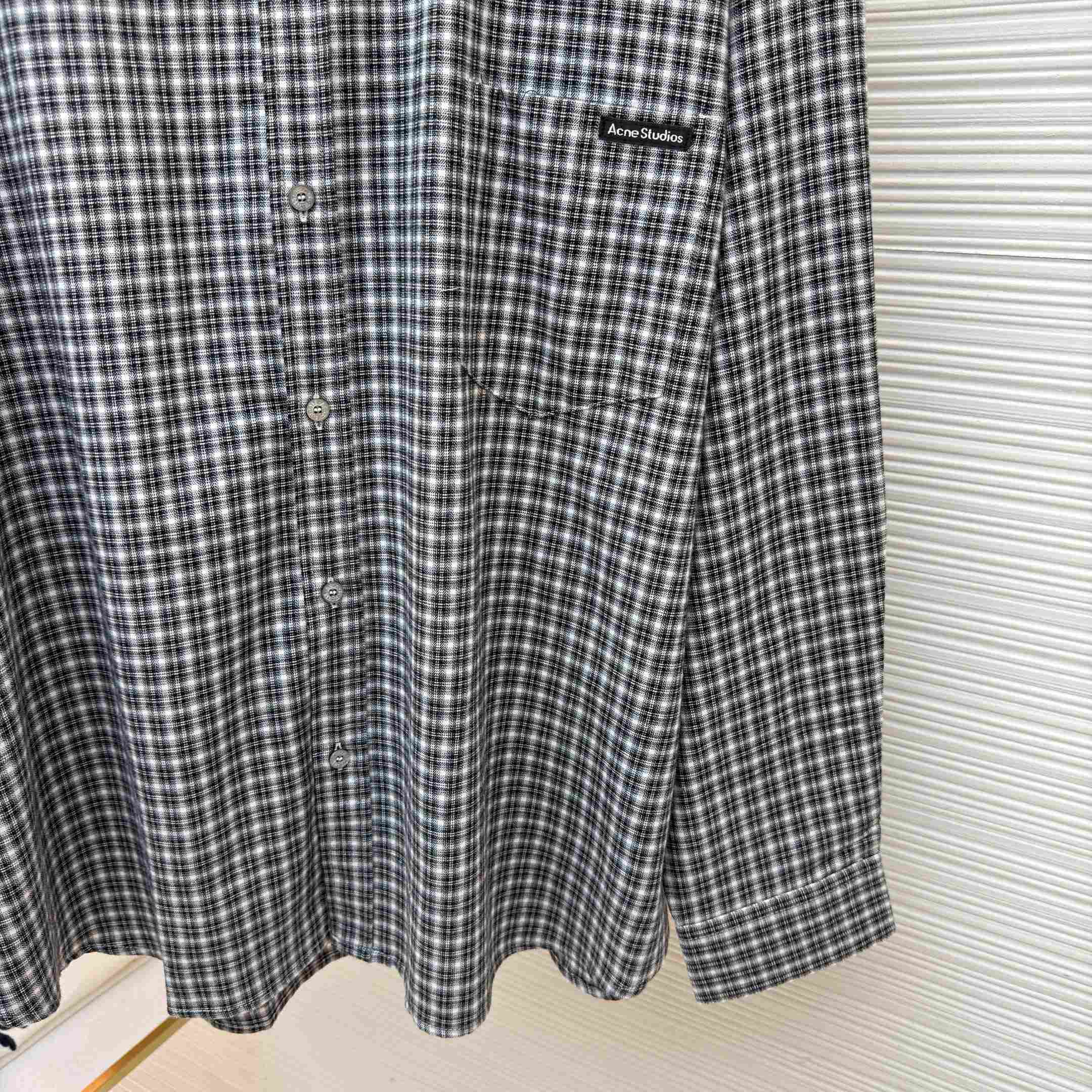 Acne Studios Flannel Button-up Shirt - DopestKickz