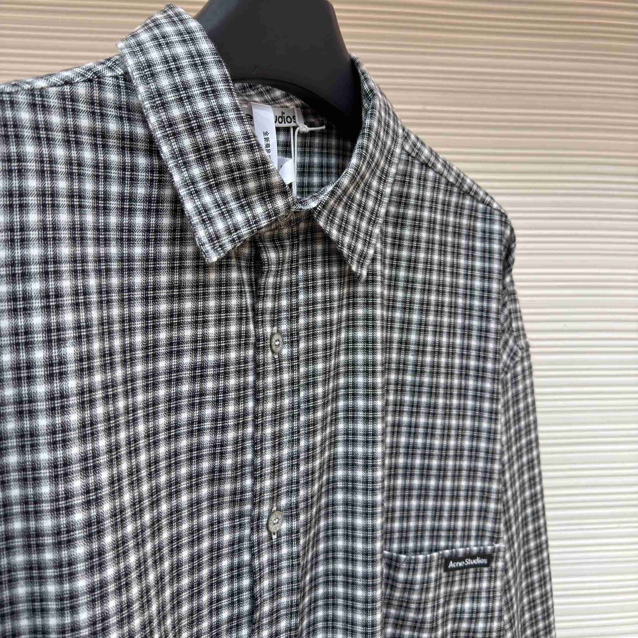 Acne Studios Flannel Button-up Shirt - DopestKickz