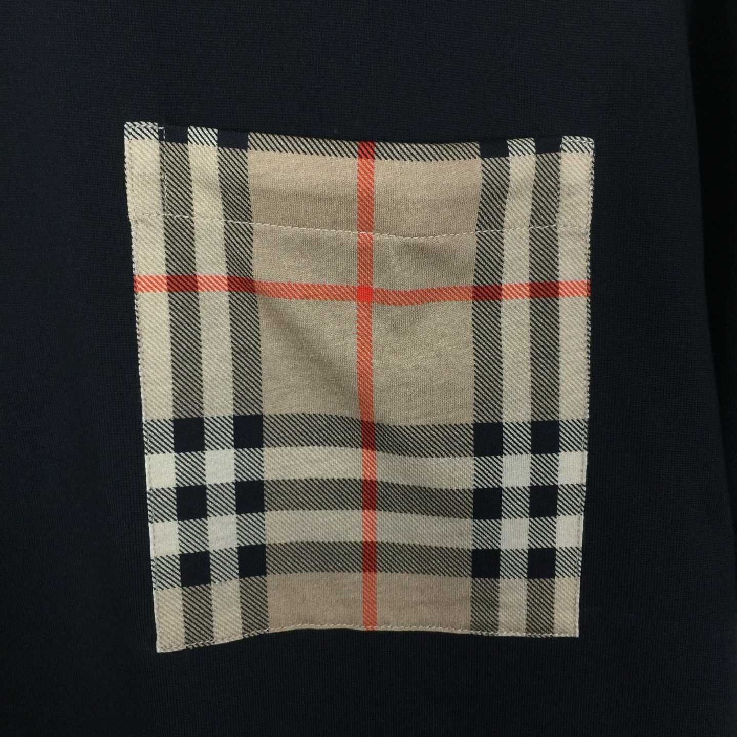 Burberry Check Pocket Cotton T-shirt - DopestKickz