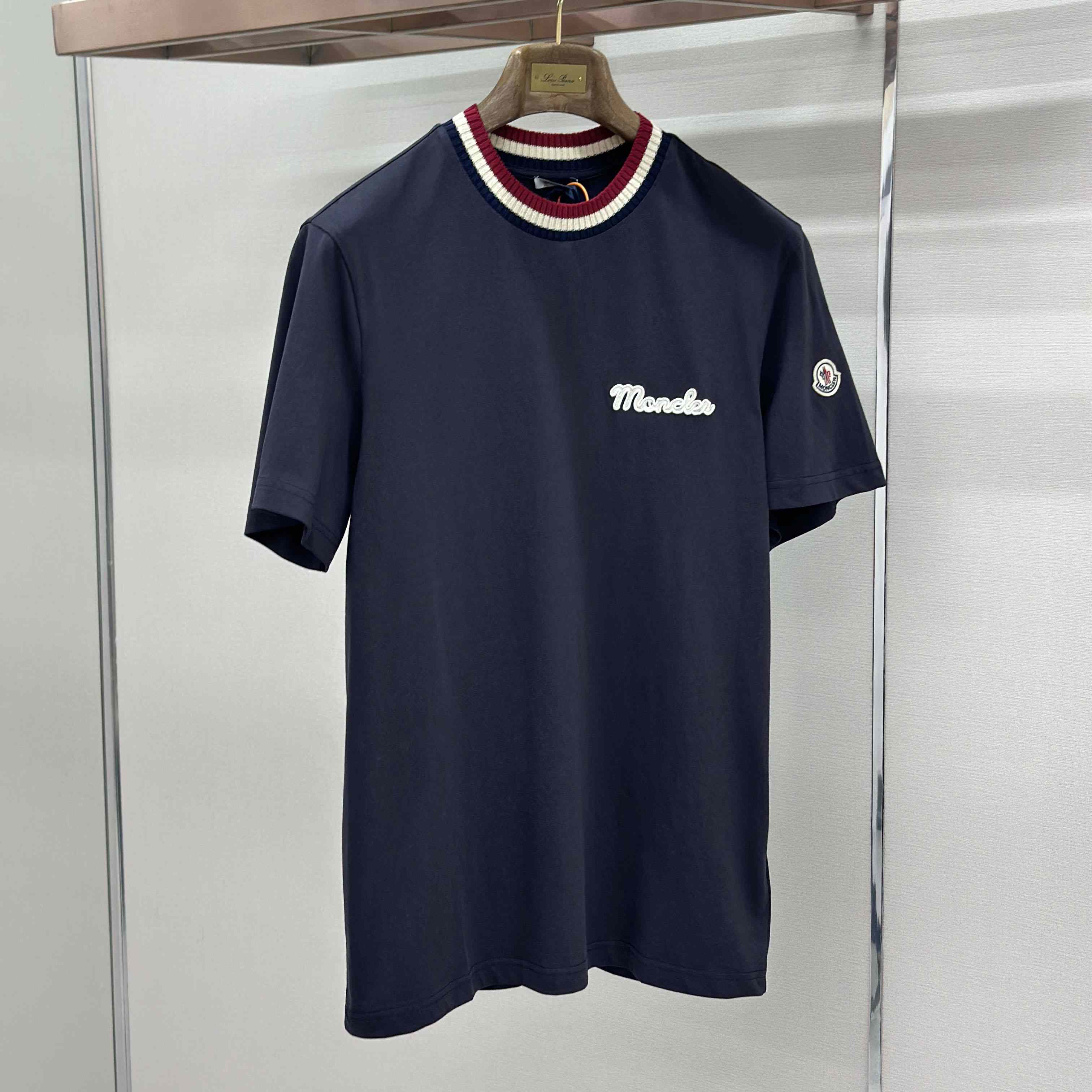 Moncler Embroidered Logo Cotton T-Shirt - DopestKickz