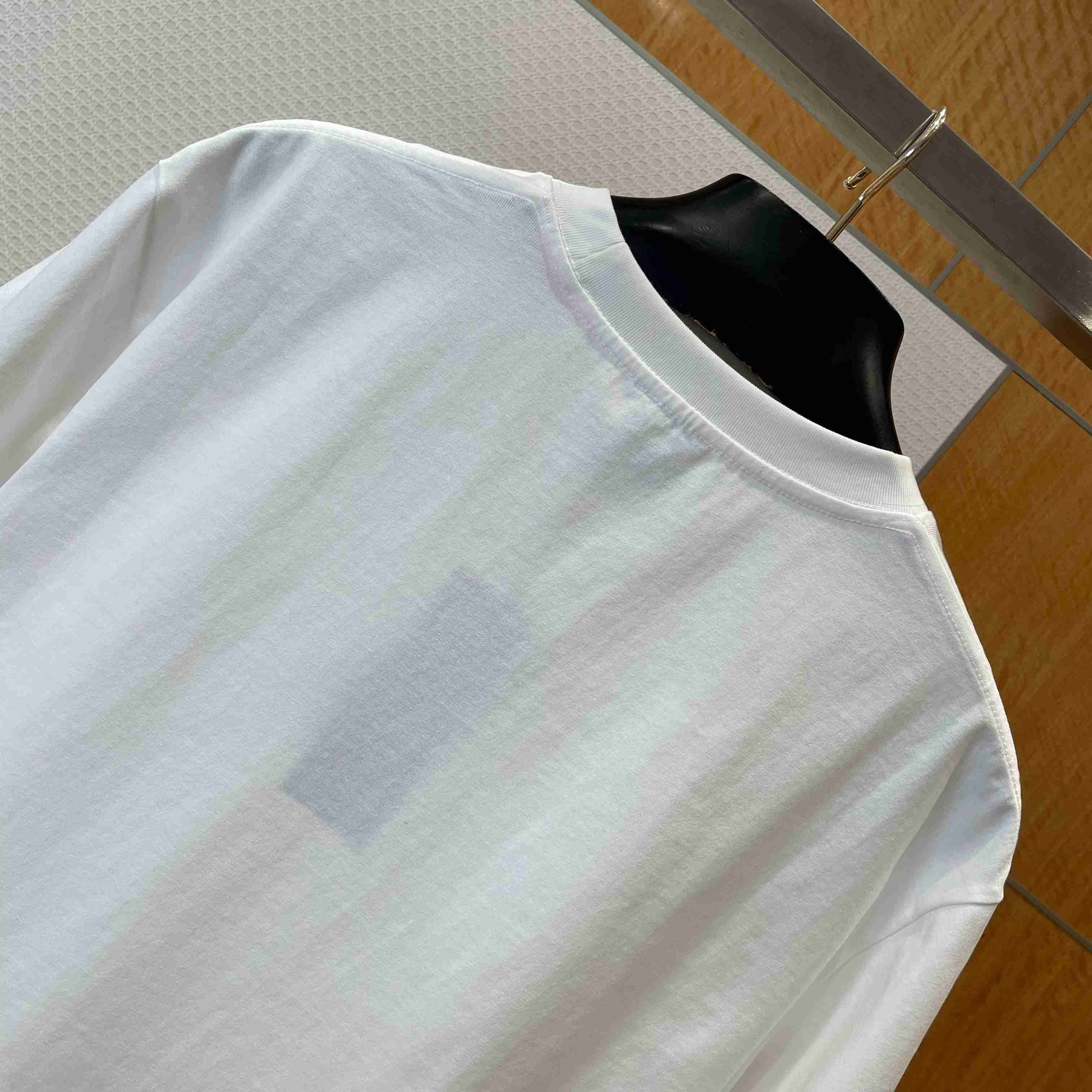 Dior T-Shirt with Dior Embroidery White - DopestKickz