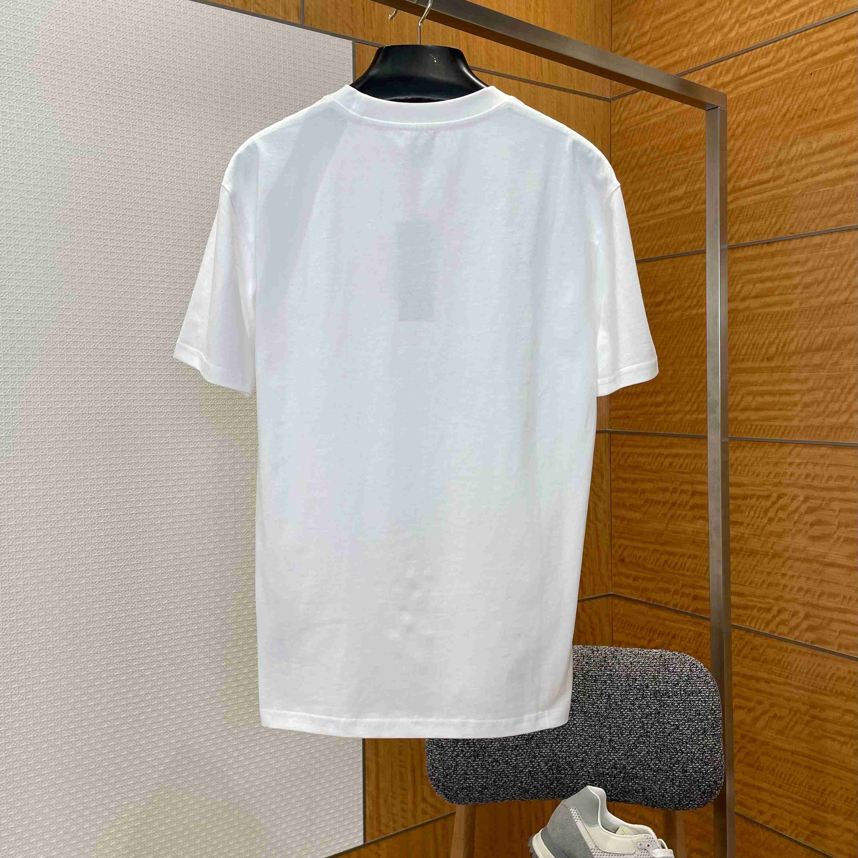 Dior T-Shirt with Dior Embroidery White - DopestKickz