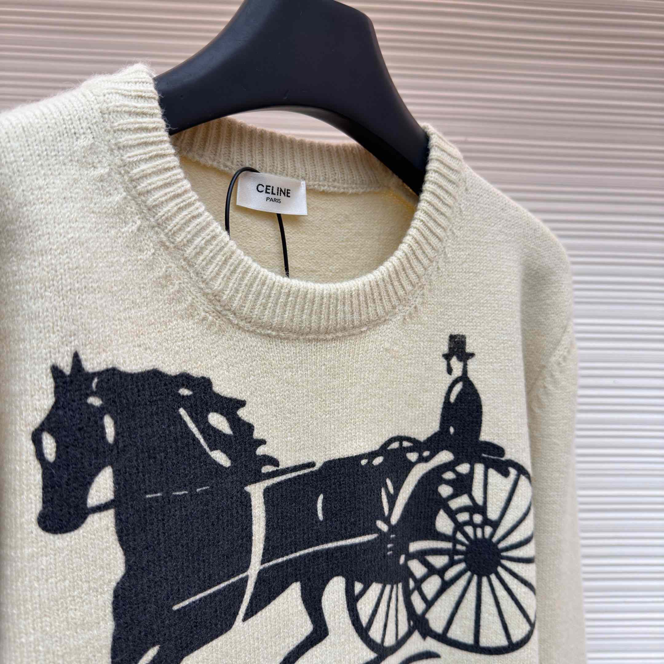 Celine Crewneck Sweater IN Cashmere - DopestKickz