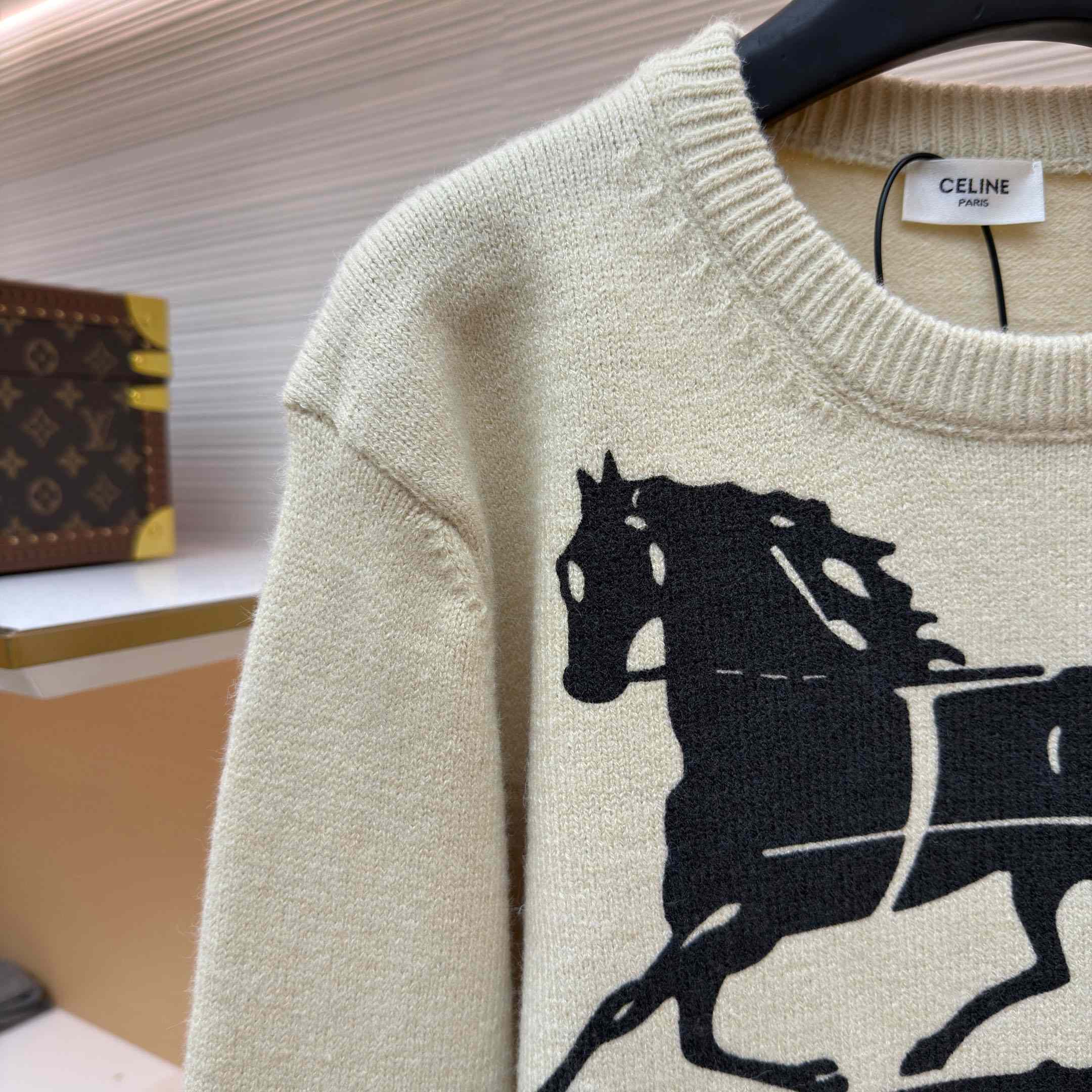Celine Crewneck Sweater IN Cashmere - DopestKickz
