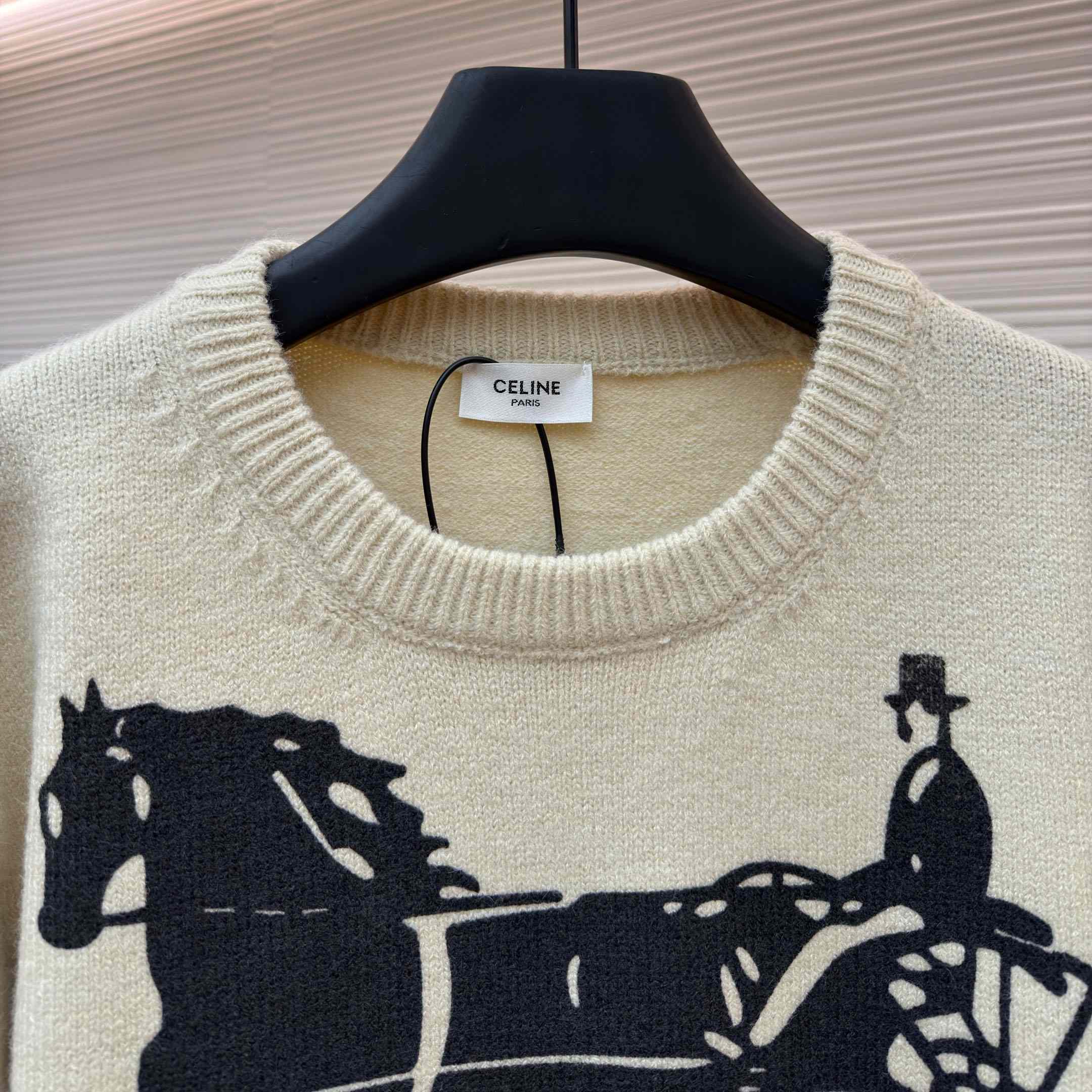 Celine Crewneck Sweater IN Cashmere - DopestKickz