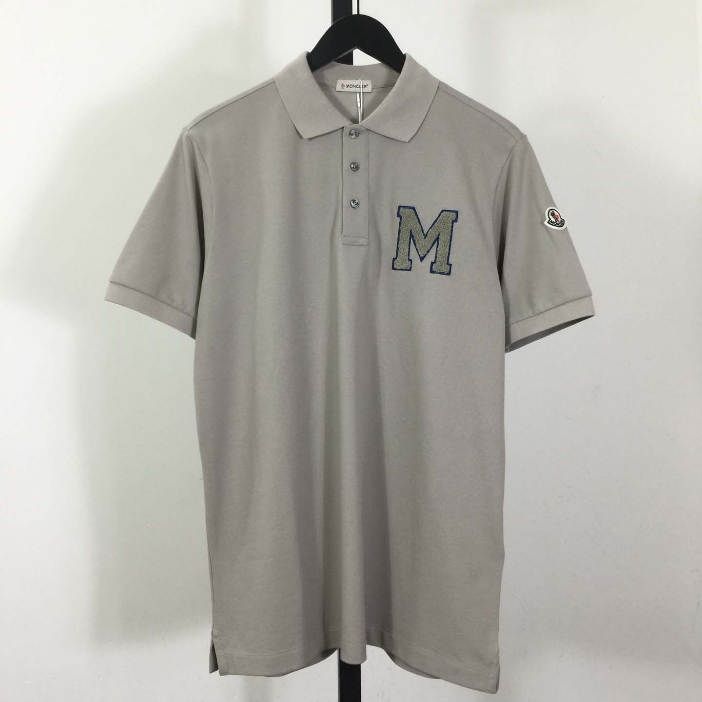 Moncler Monogram Cotton Piquet Polo Shirt - DopestKickz