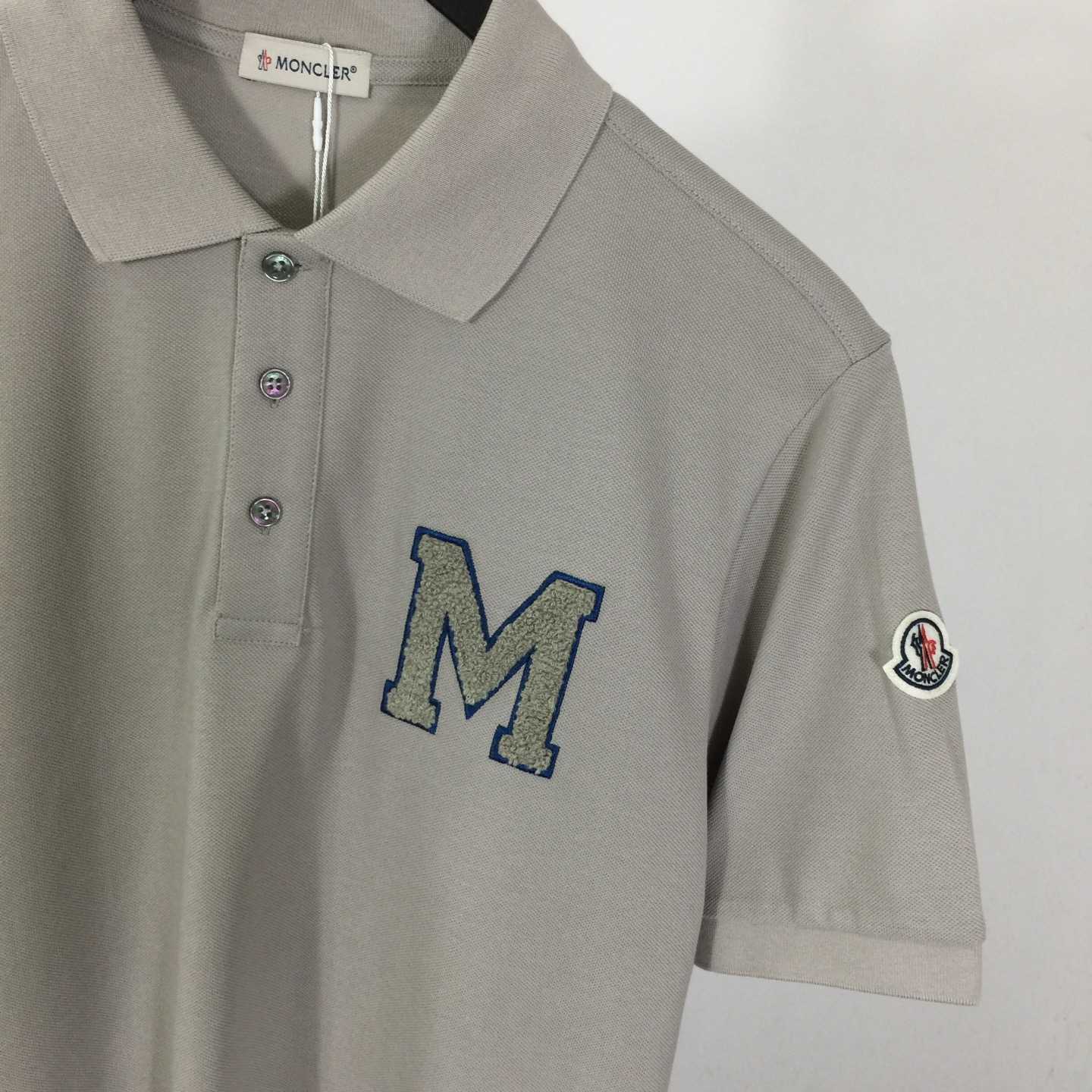 Moncler Monogram Cotton Piquet Polo Shirt - DopestKickz
