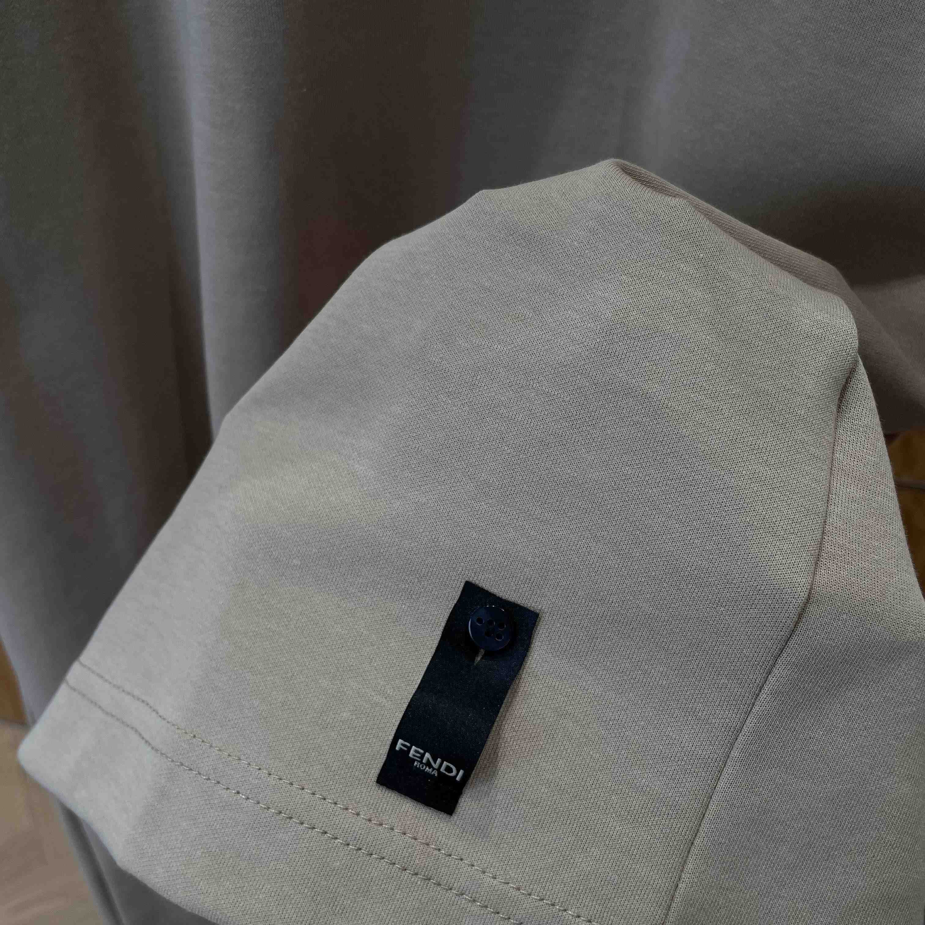 Fendi Beige Cotton T-shirt - DopestKickz