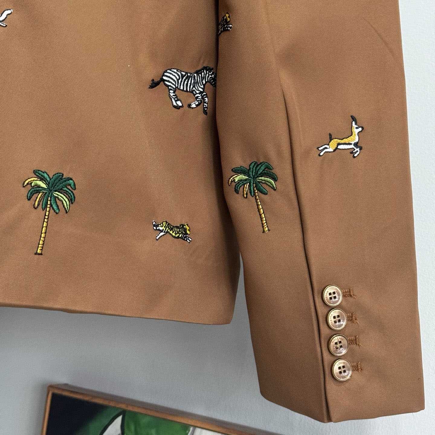 Louis Vuitton LV x The Darjeeling Limited Single-Breasted Jacket   1AJVIU - DopestKickz