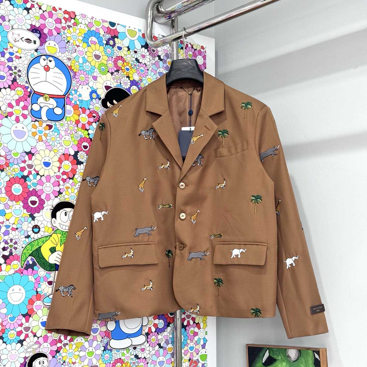 Louis Vuitton LV x The Darjeeling Limited Single-Breasted Jacket   1AJVIU - DopestKickz