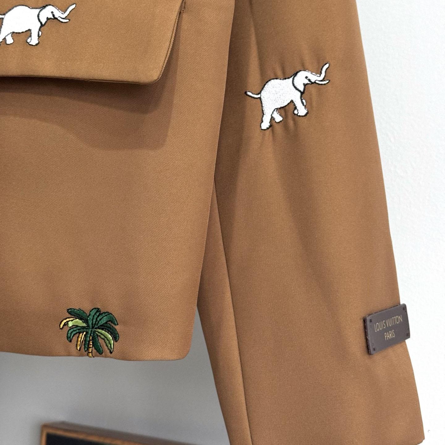 Louis Vuitton LV x The Darjeeling Limited Single-Breasted Jacket   1AJVIU - DopestKickz