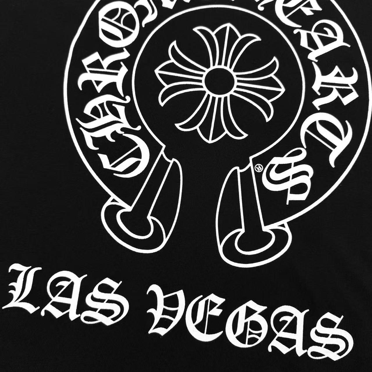Chrome Hearts Las Vegas Exclusive Horseshoe Logo Pocket T-Shirt 'Black' - DopestKickz