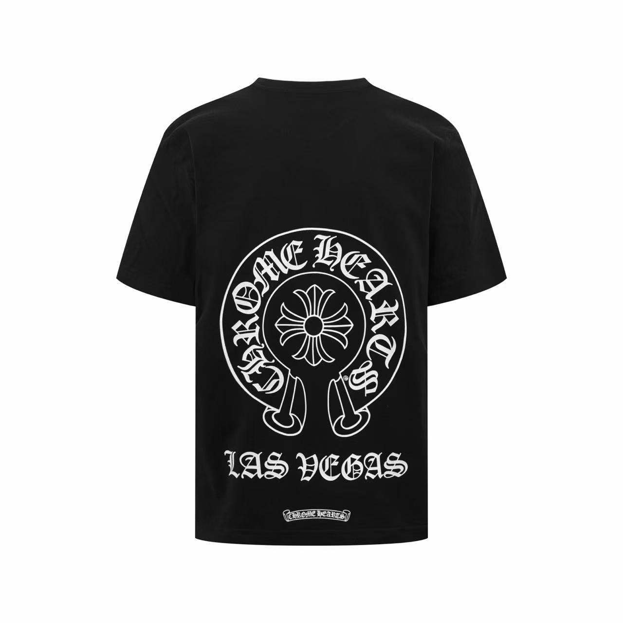 Chrome Hearts Las Vegas Exclusive Horseshoe Logo Pocket T-Shirt 'Black' - DopestKickz