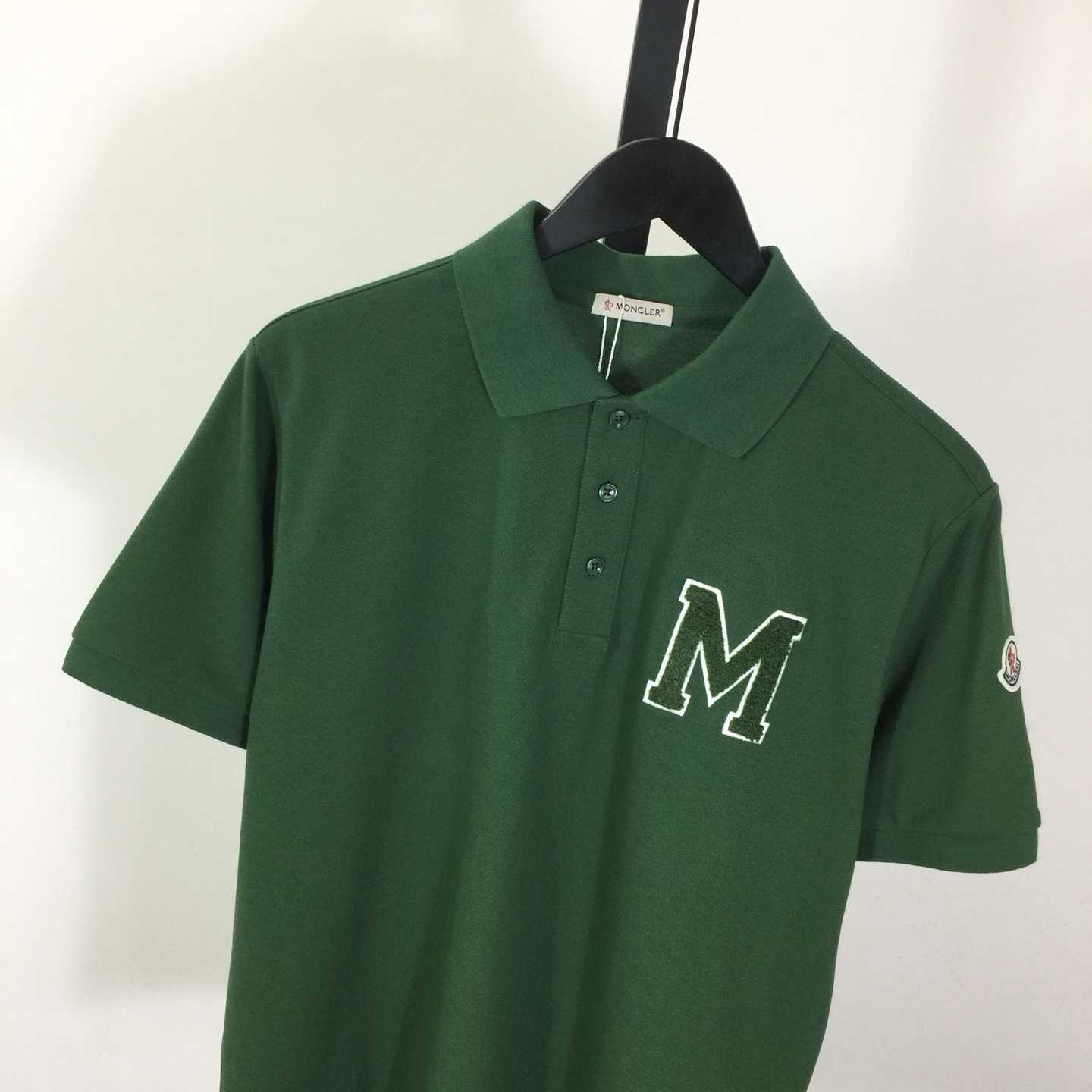 Moncler Monogram Cotton Piquet Polo Shirt - DopestKickz