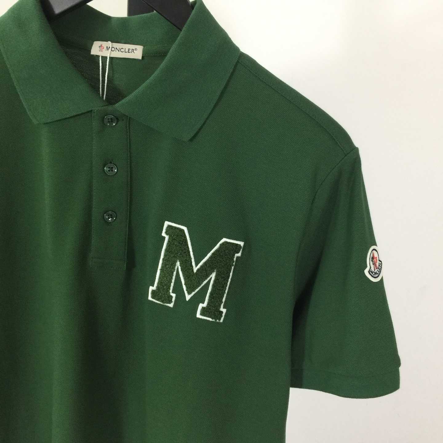 Moncler Monogram Cotton Piquet Polo Shirt - DopestKickz