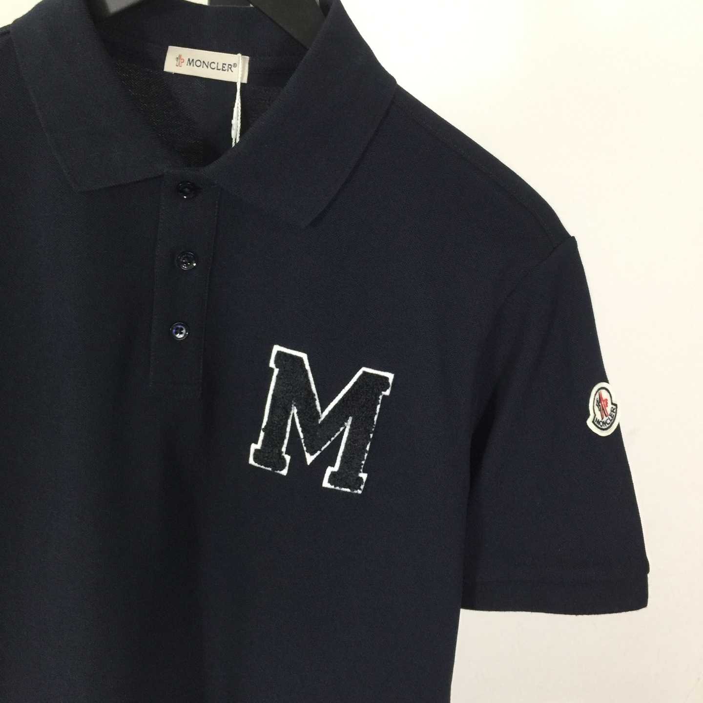 Moncler Monogram Cotton Piquet Polo Shirt - DopestKickz
