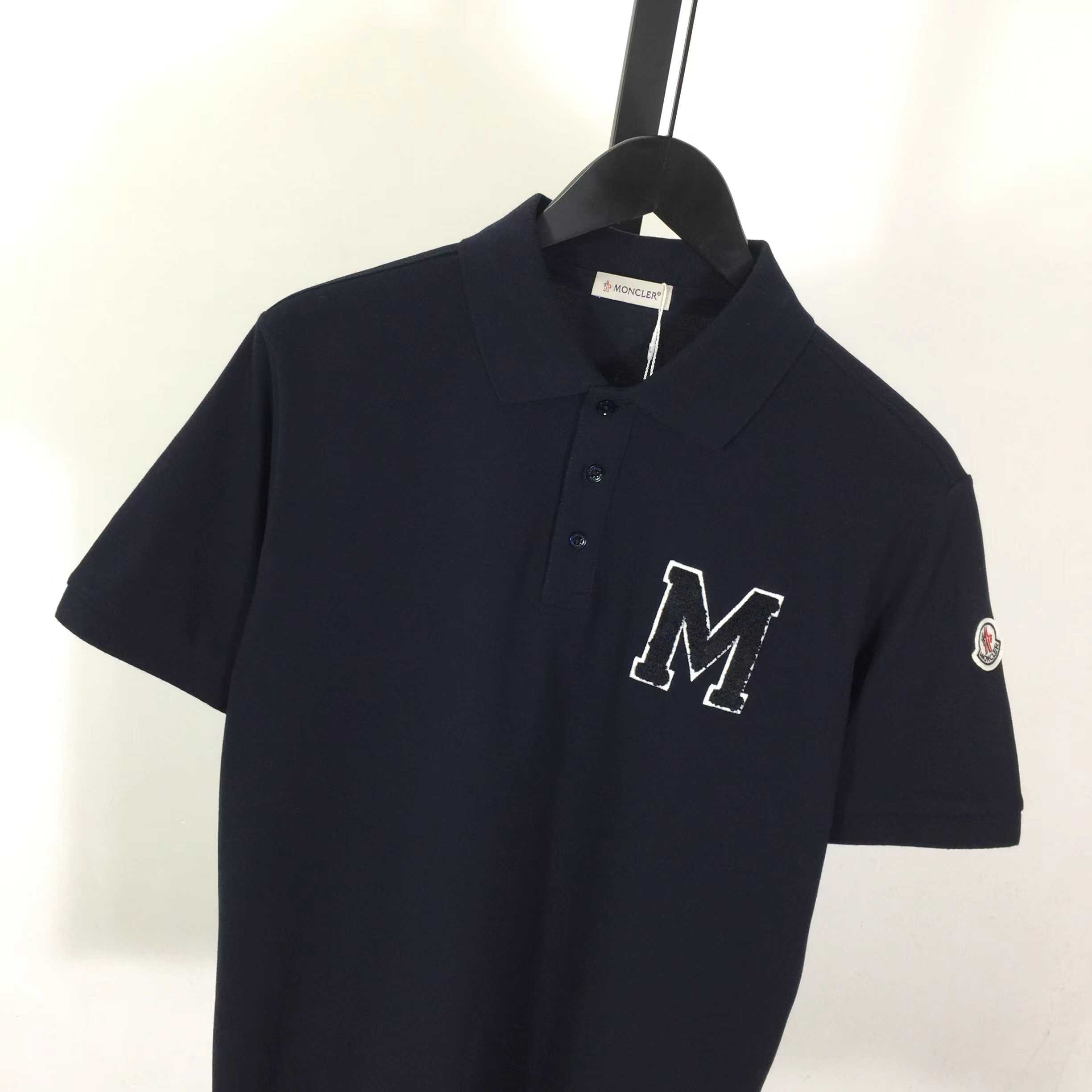 Moncler Monogram Cotton Piquet Polo Shirt - DopestKickz
