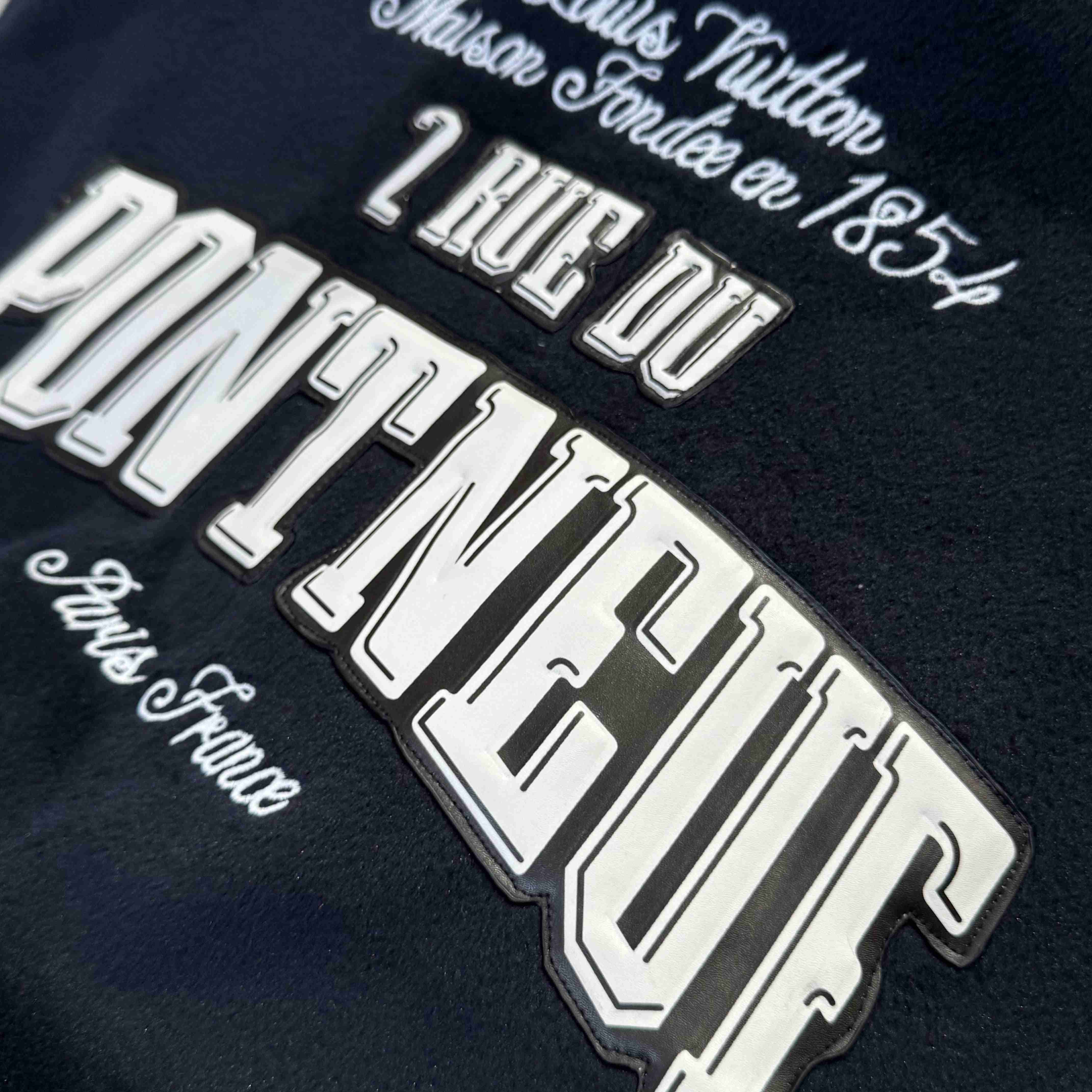 Louis Vuitton Leather Signature Varsity Jacket 1AILZC - DopestKickz