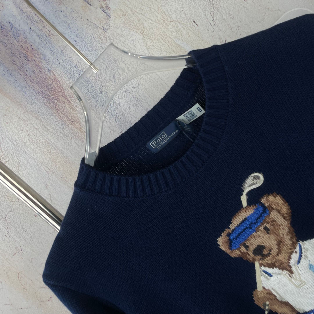 Ralph Lauren Polo Bear Cotton Sweater - DopestKickz