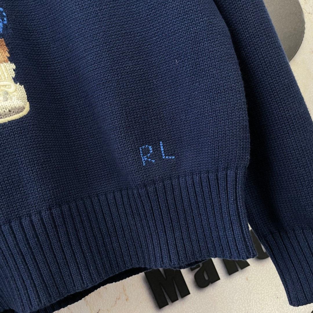 Ralph Lauren Polo Bear Cotton Sweater - DopestKickz