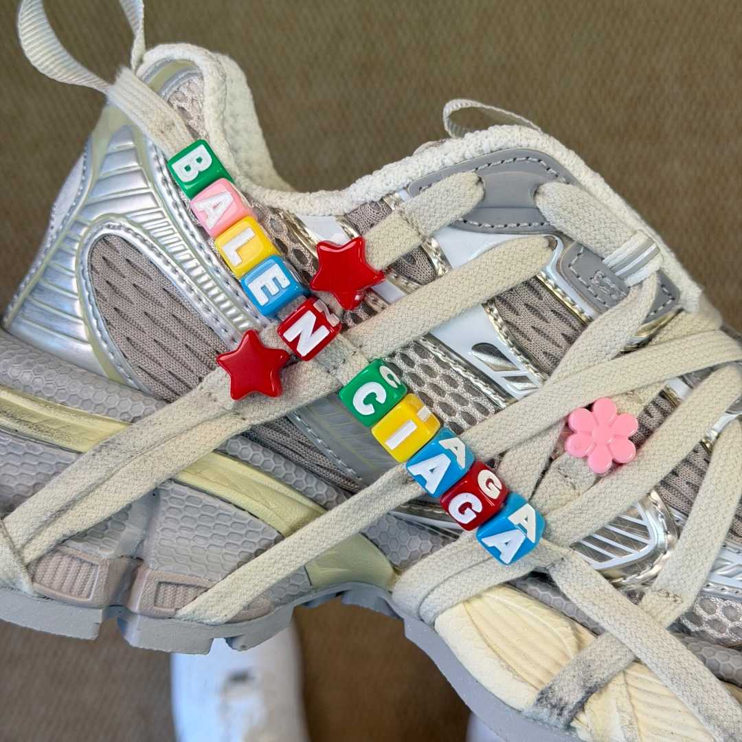 Balenciaga 3xl Extreme Lace Sneaker In Eggshell/Multicolor - DopestKickz