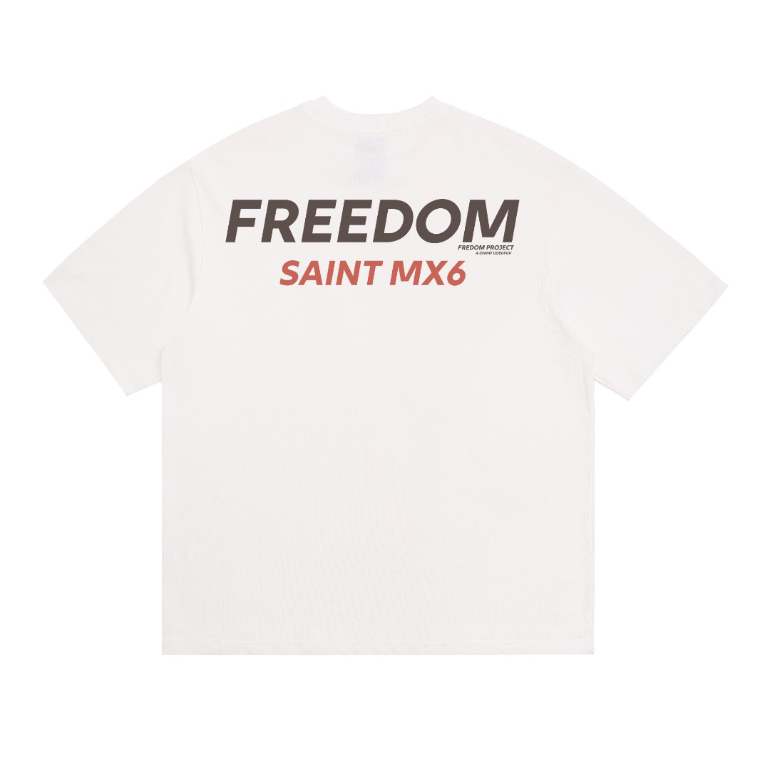 Saint Michael  Freedom Astro Short Sleeve Tee Shirt  - DopestKickz