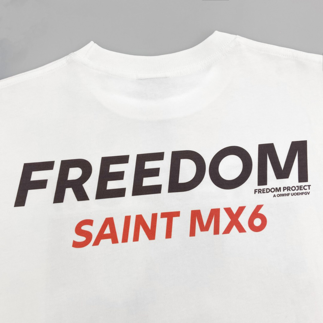Saint Michael  Freedom Astro Short Sleeve Tee Shirt  - DopestKickz