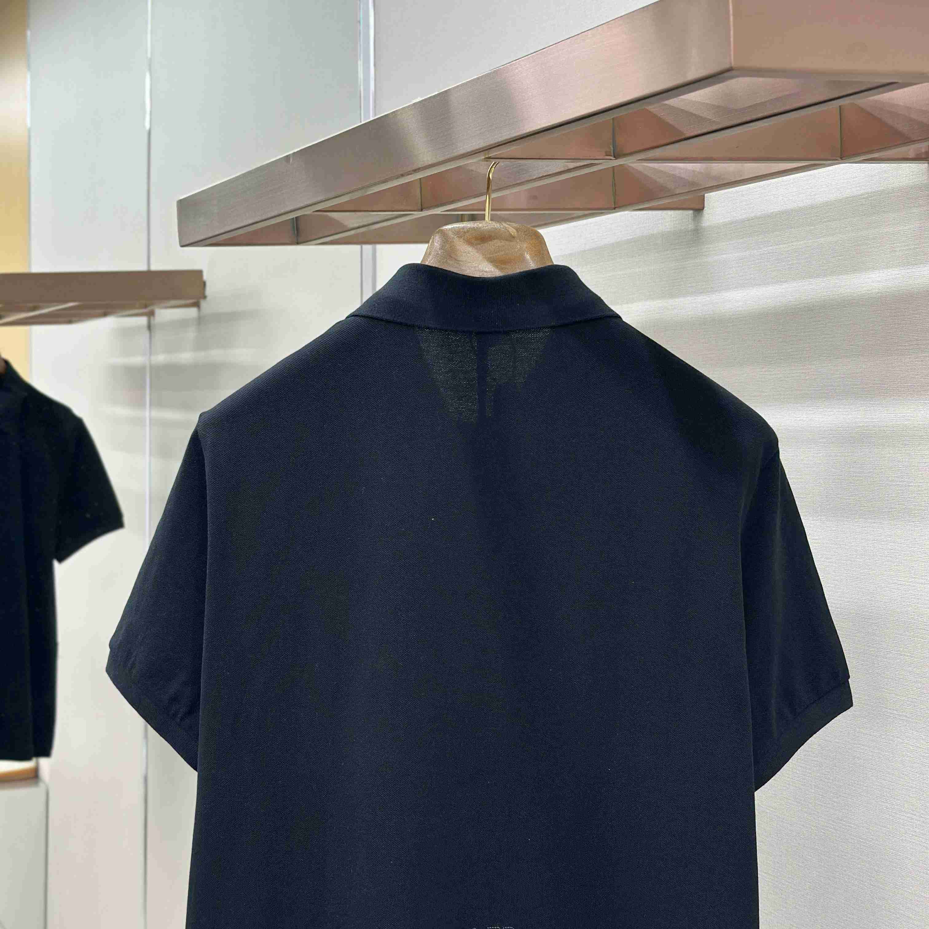 Moncler Logo Patch Cotton Piquet Polo Shirt - DopestKickz