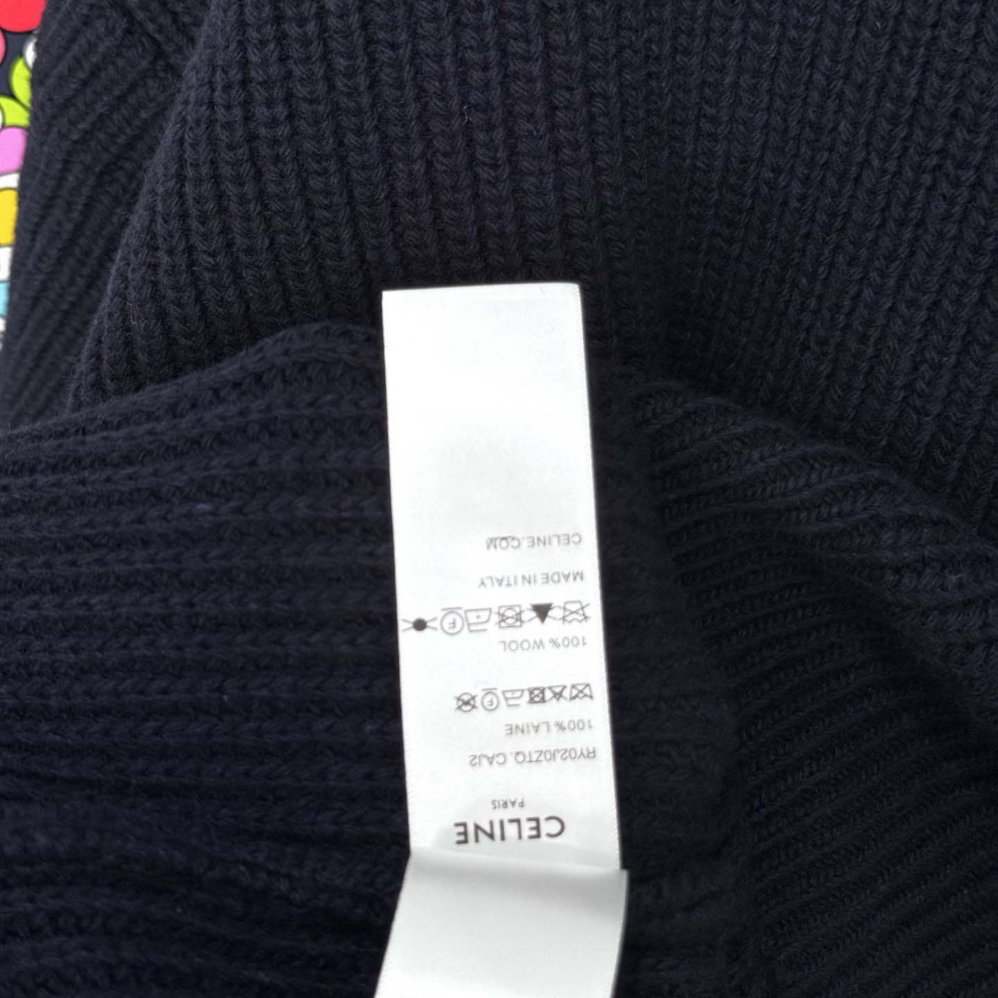 Celine Oversized Crew Neck Sweater In Wool - DopestKickz