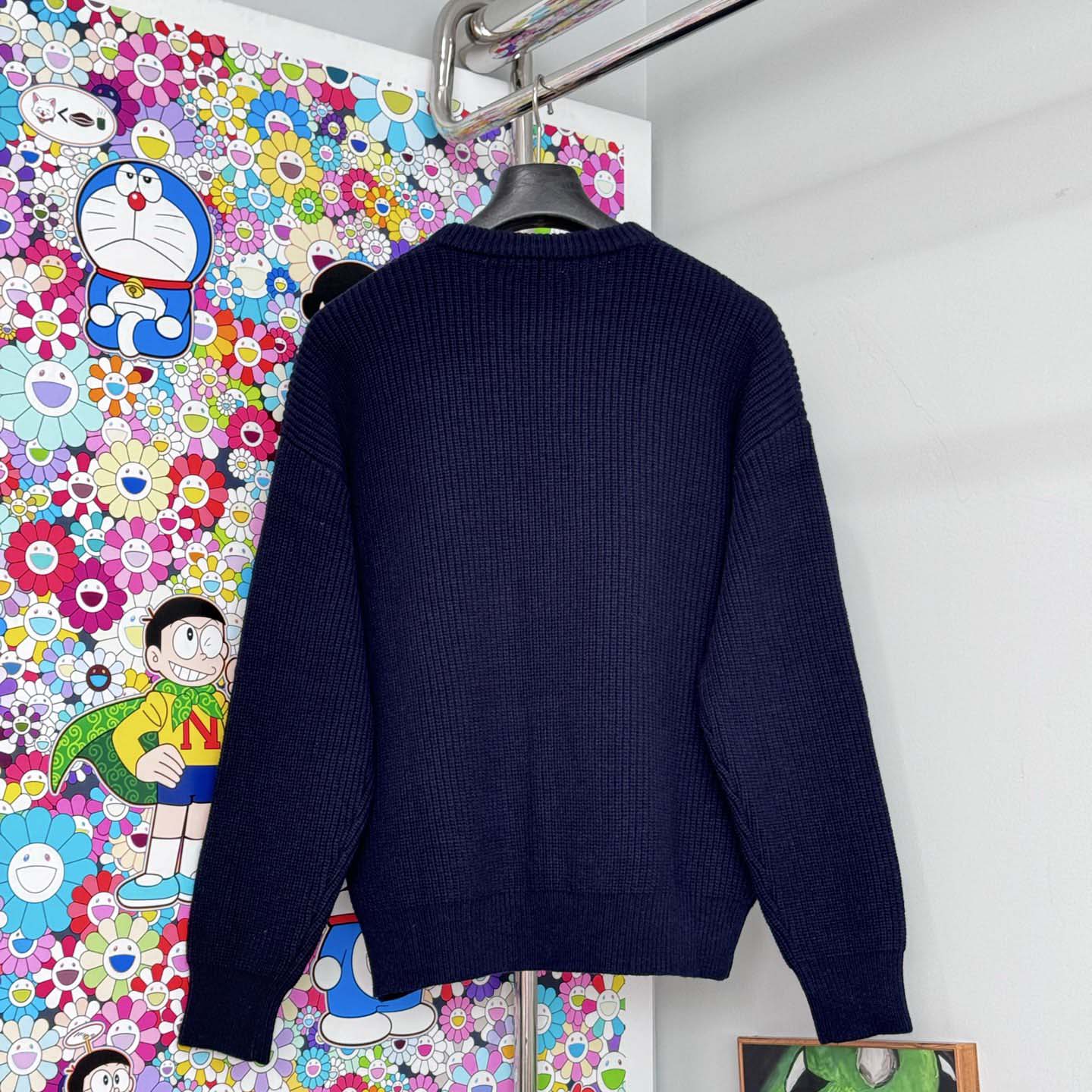 Celine Oversized Crew Neck Sweater In Wool - DopestKickz