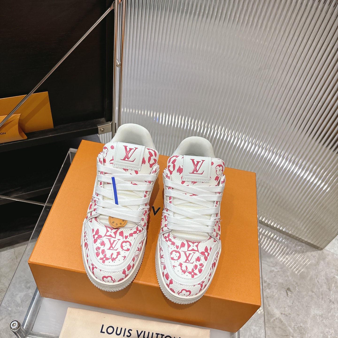 Louis Vuitton LV Trainer Sneaker   1AJJUJ - DopestKickz