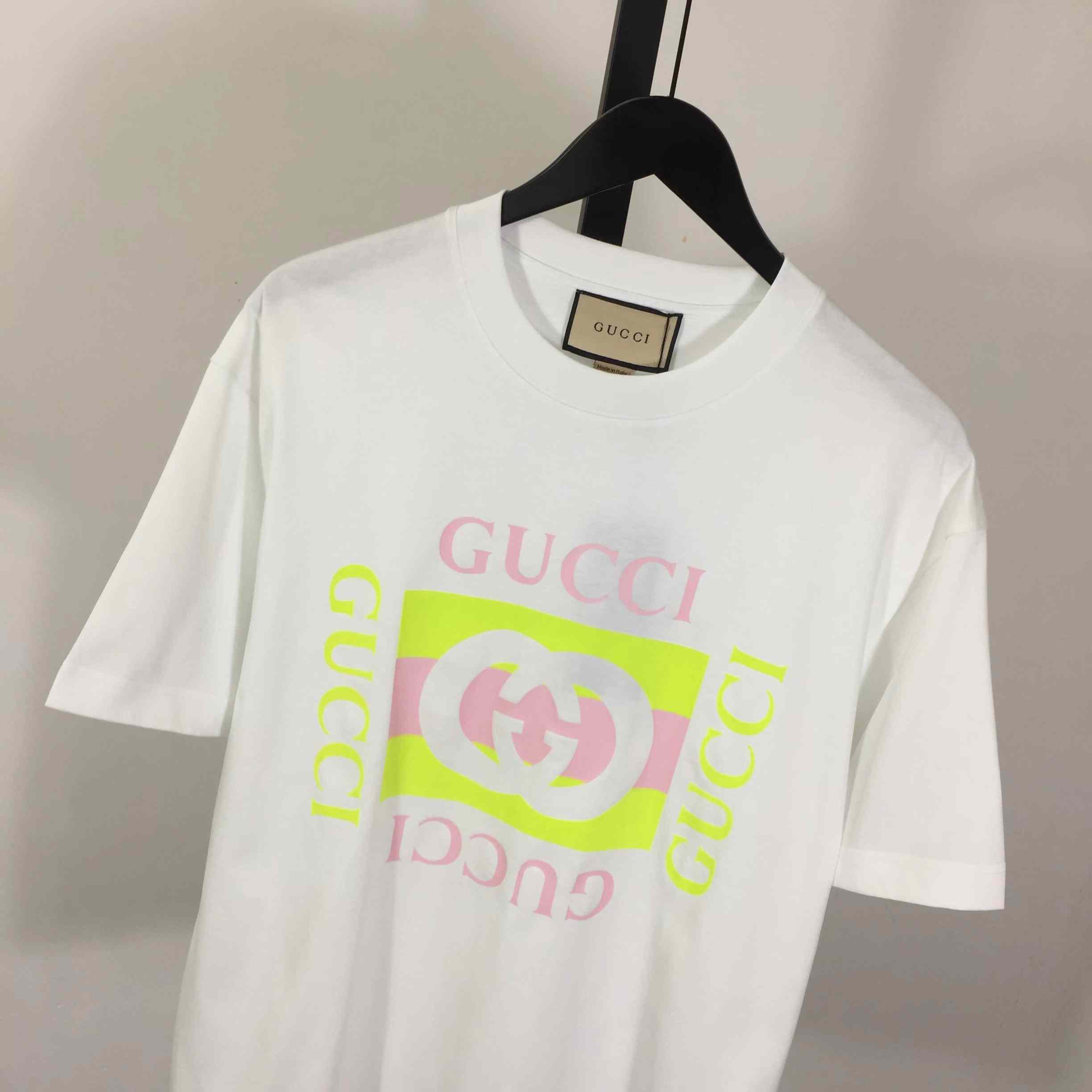 Gucci Jersey T-shirt With Print  - DopestKickz