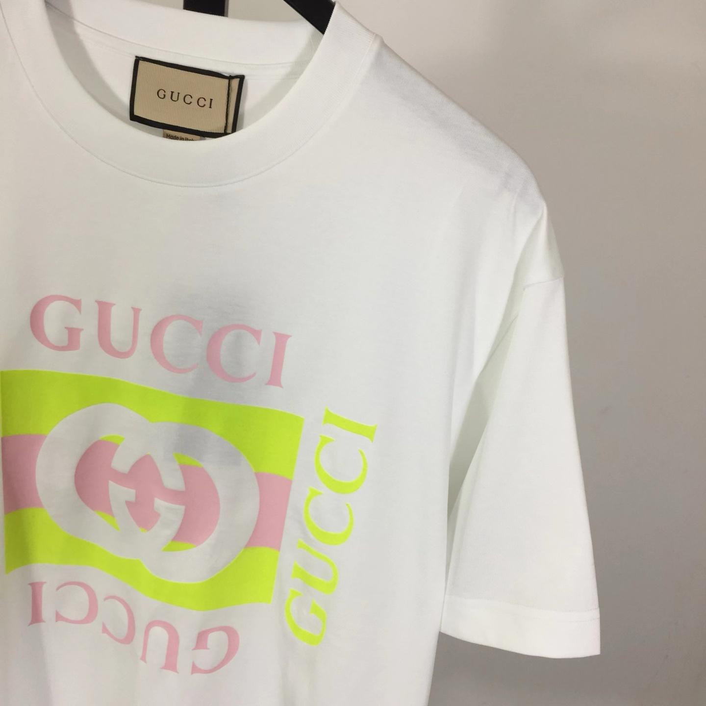 Gucci Jersey T-shirt With Print  - DopestKickz
