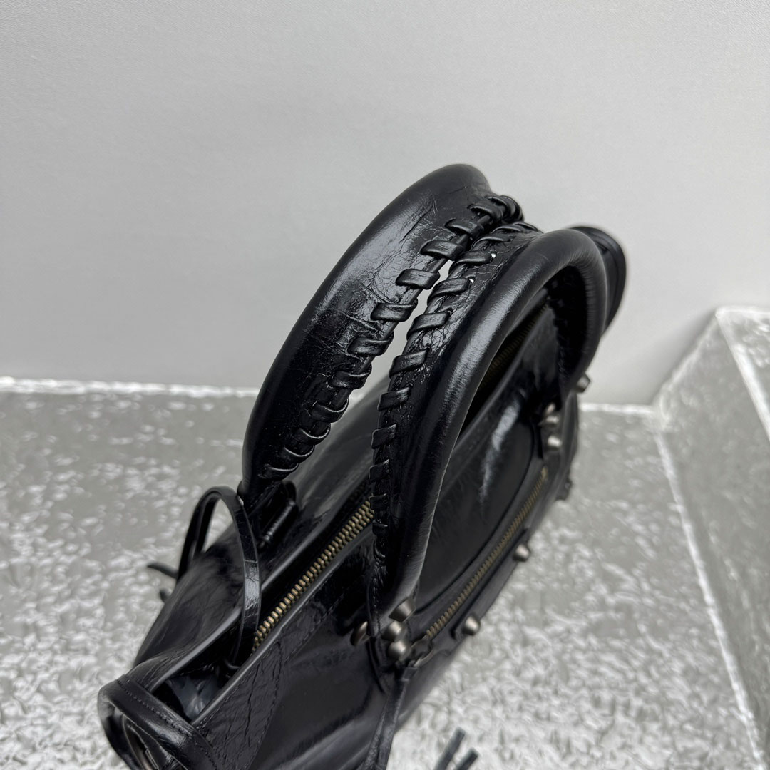 Balenciaga Le City Bag Small In Black - DopestKickz