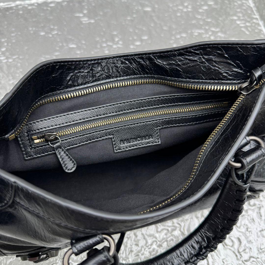 Balenciaga Le City Bag Small In Black - DopestKickz