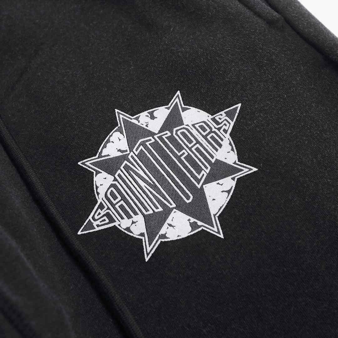 Saint Micheal X Denim Tears Saint Tears Sweatpants 'Black' - DopestKickz