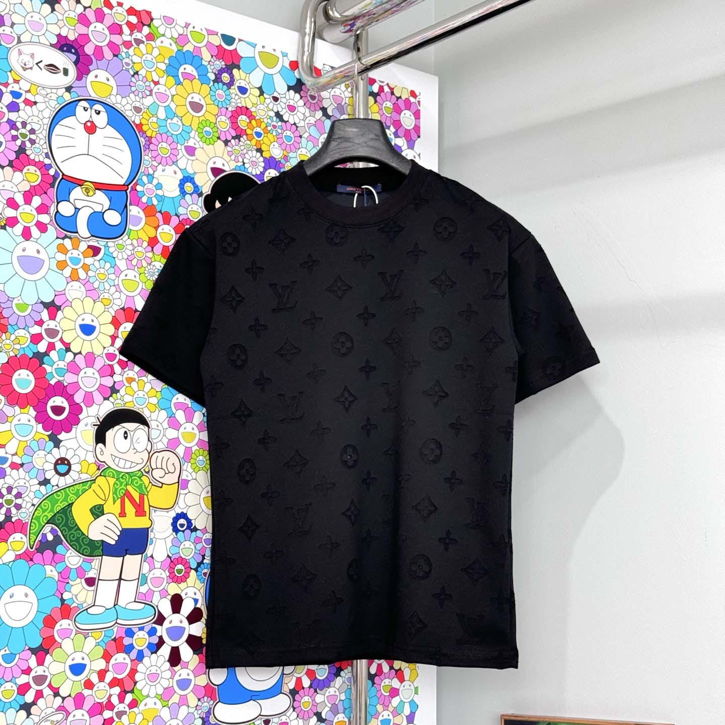 Louis Vuitton Monogram Short-Sleeved Crewneck - DopestKickz