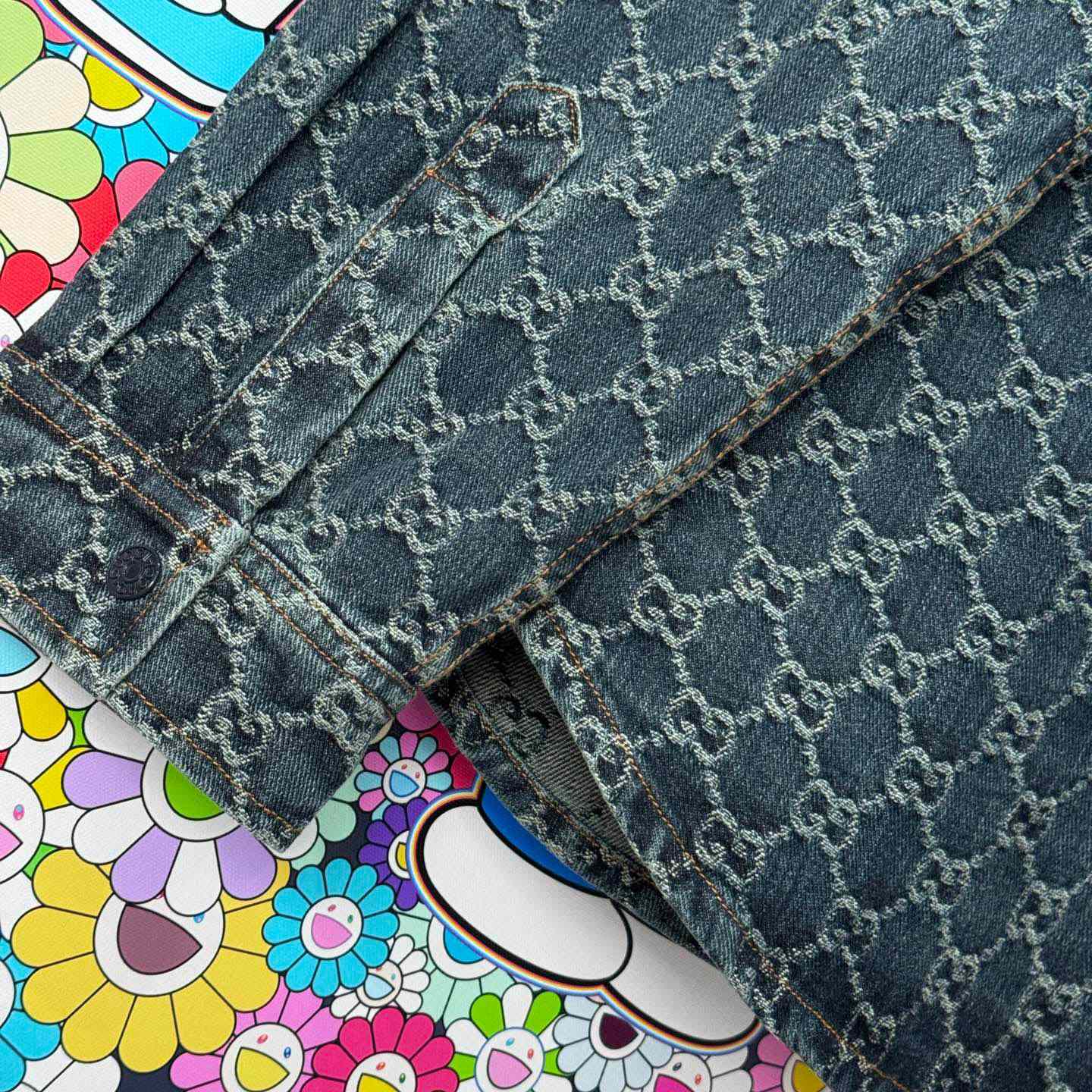 Gucci GG Cotton Denim Jacquard Shirt - DopestKickz