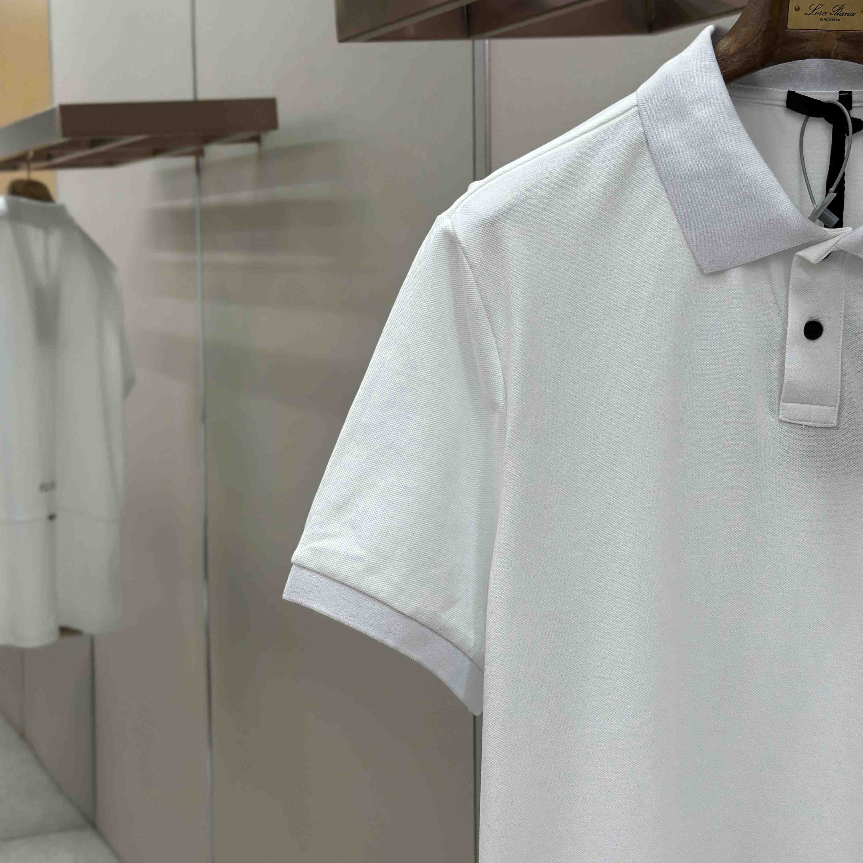 Moncler Logo Patch Cotton Piquet Polo Shirt - DopestKickz