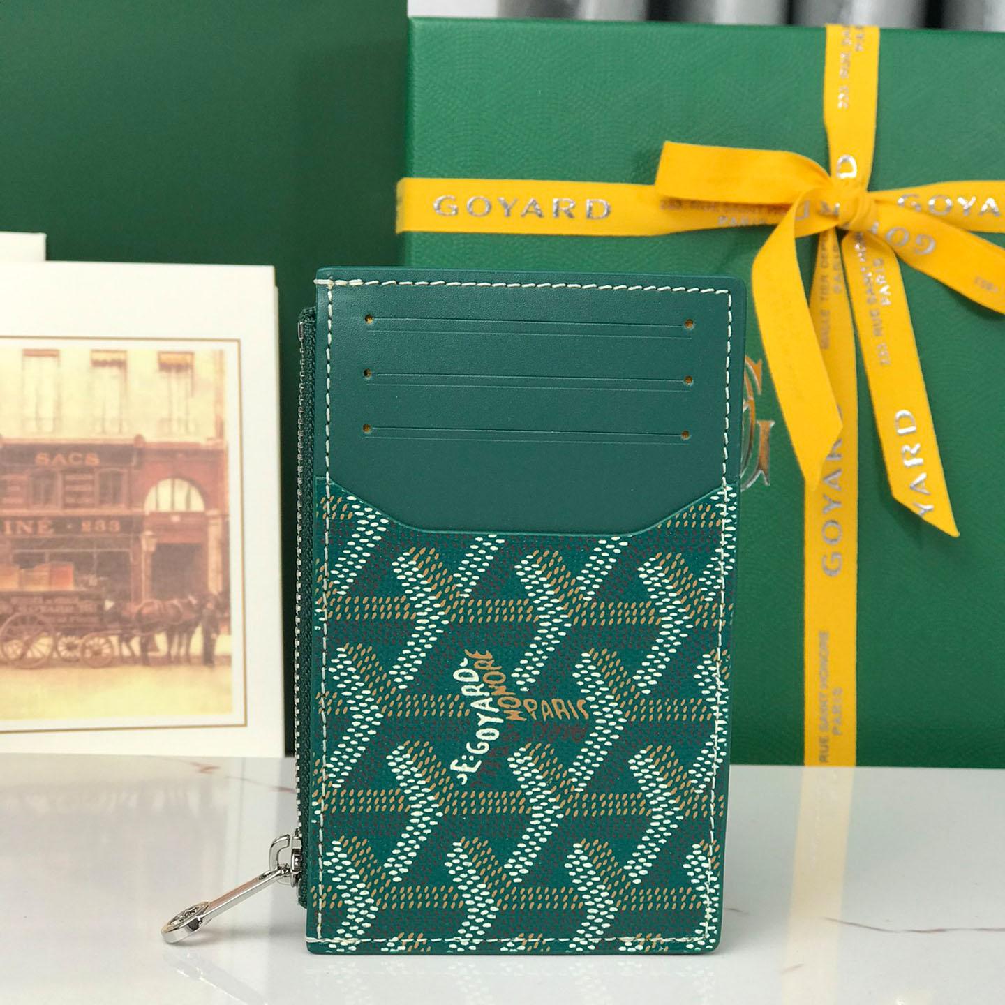 Goyard Bourbon Zipped Card Holder - DopestKickz